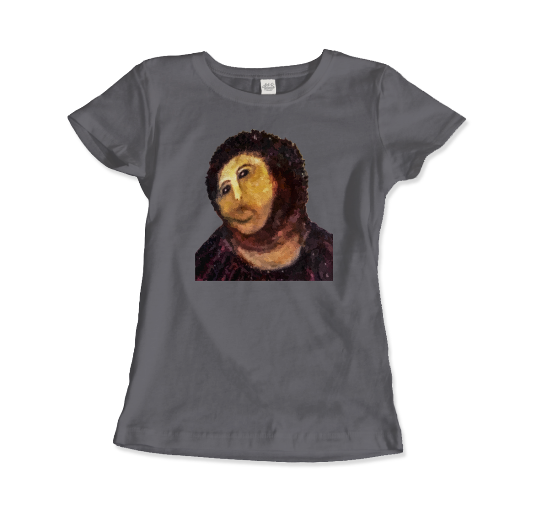 Ecce Homo (Behold the Monkey Ecce Mono) art t-shirt by Art-O-Rama Shop