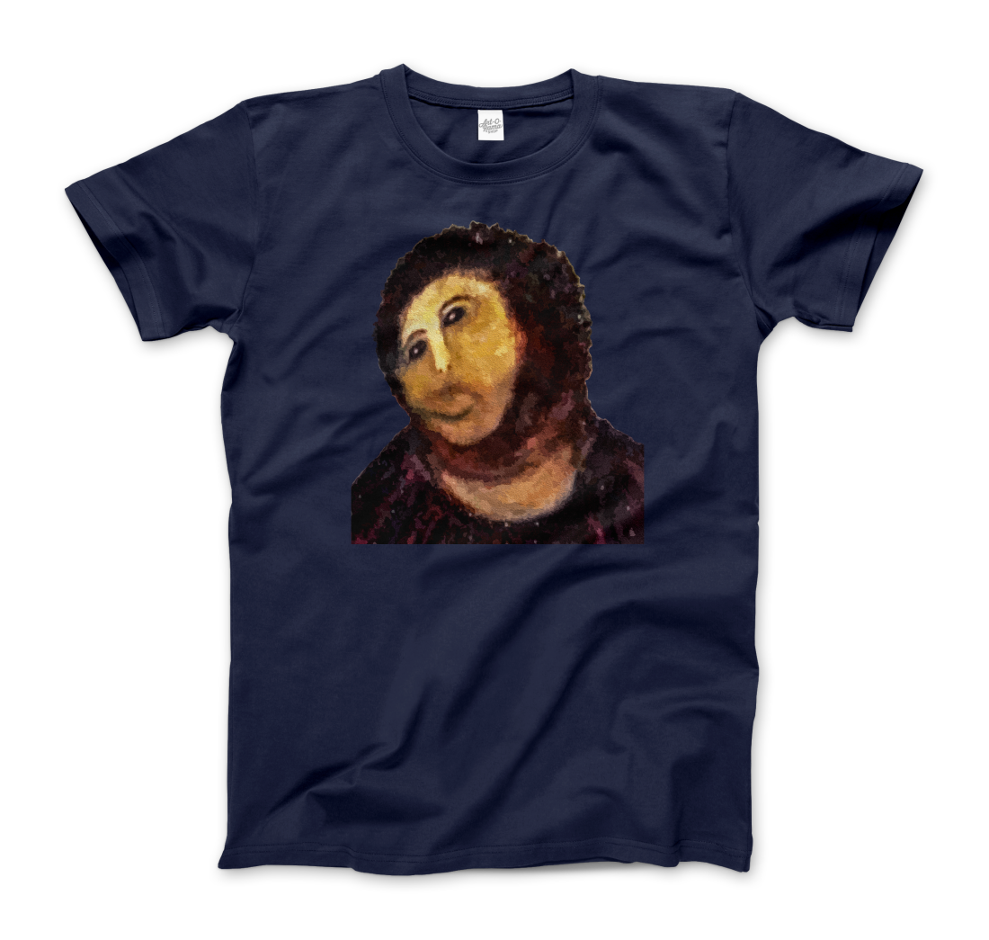 Ecce Homo (Behold the Monkey Ecce Mono) art t-shirt by Art-O-Rama Shop