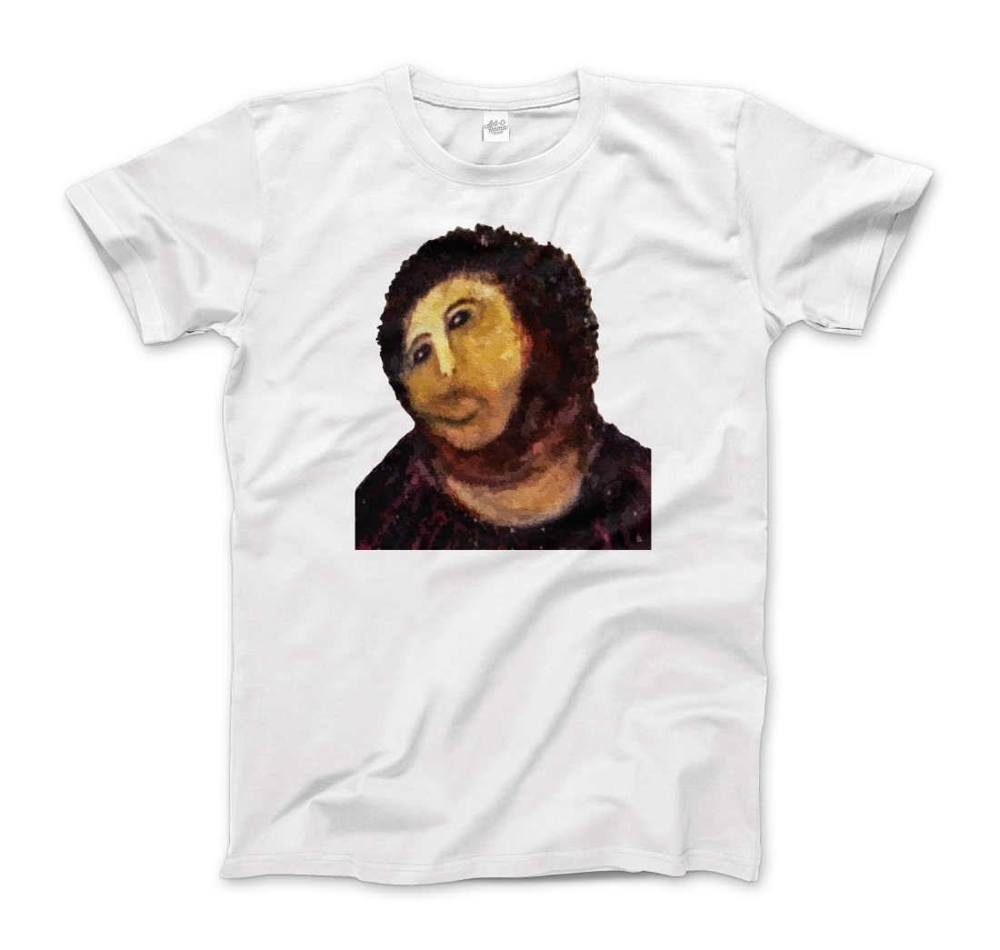 Ecce Homo (Behold the Monkey Ecce Mono) art t-shirt by Art-O-Rama Shop