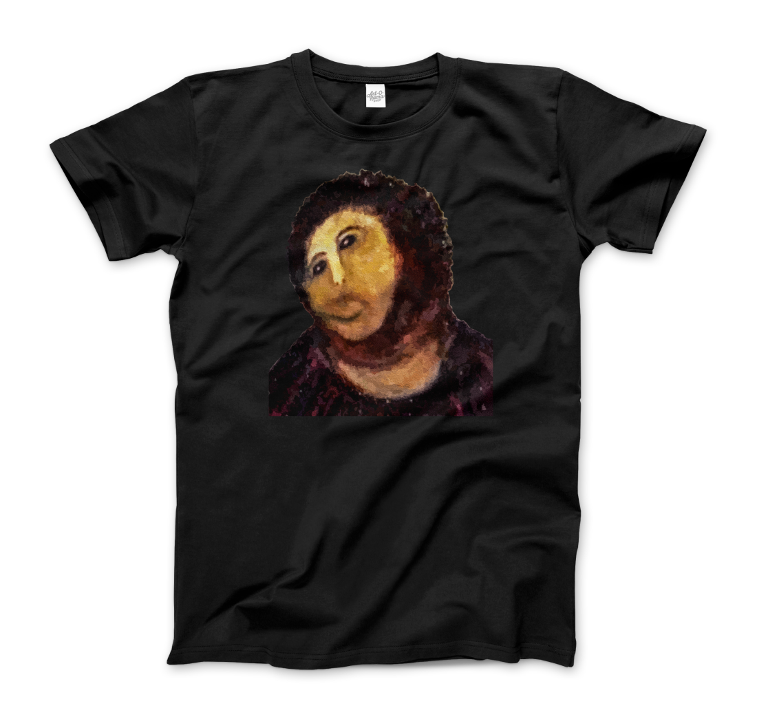 Ecce Homo (Behold the Monkey Ecce Mono) art t-shirt by Art-O-Rama Shop