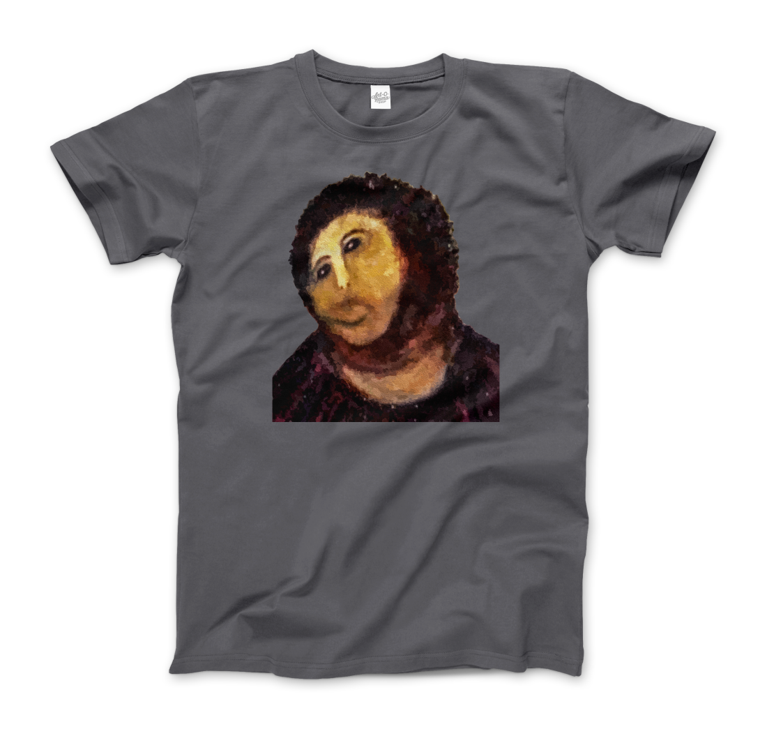 Ecce Homo (Behold the Monkey Ecce Mono) art t-shirt by Art-O-Rama Shop