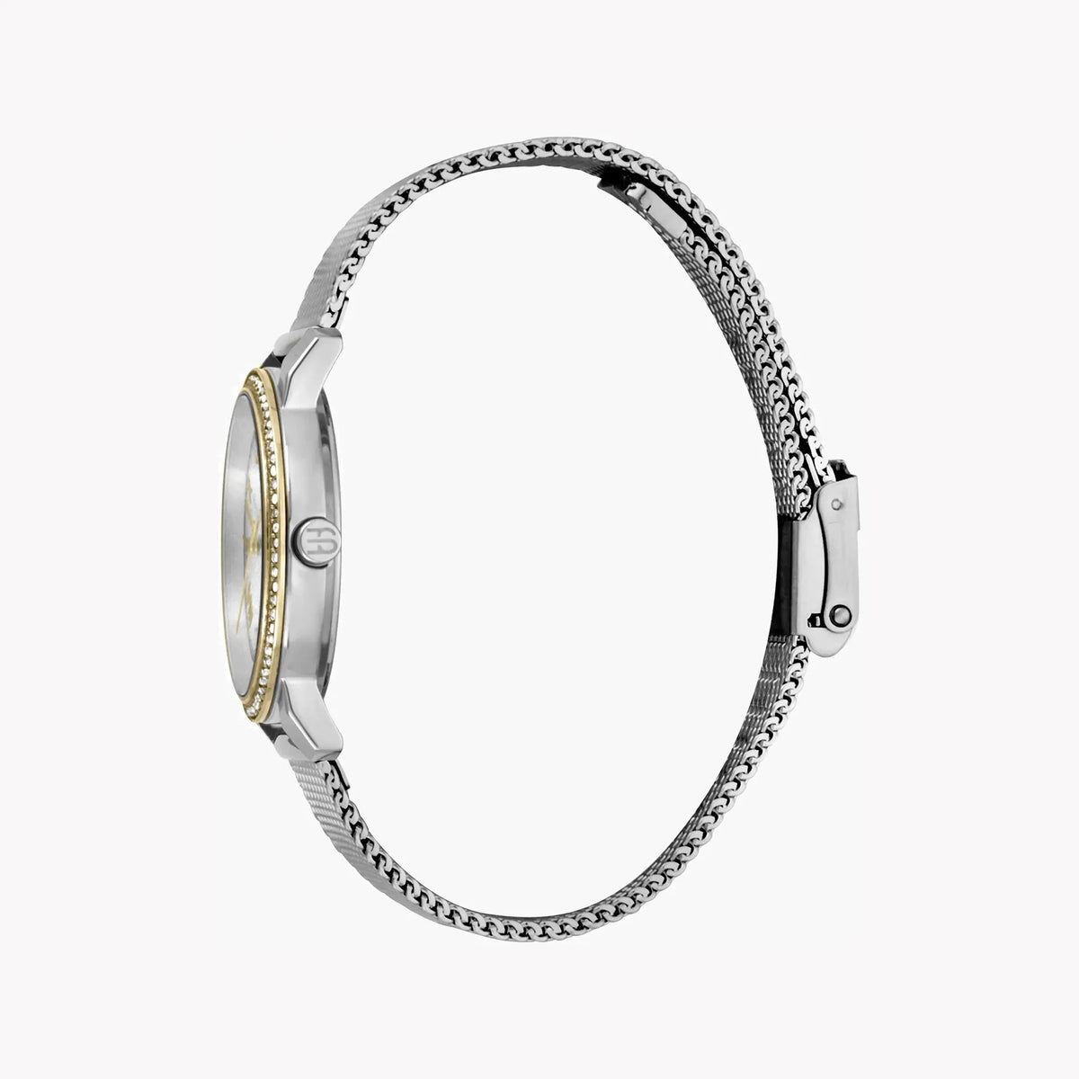 Esprit Women's Silver & Gold Stainless Steel Watch, Silver Dial | Es1l119m0045 by ESPRIT