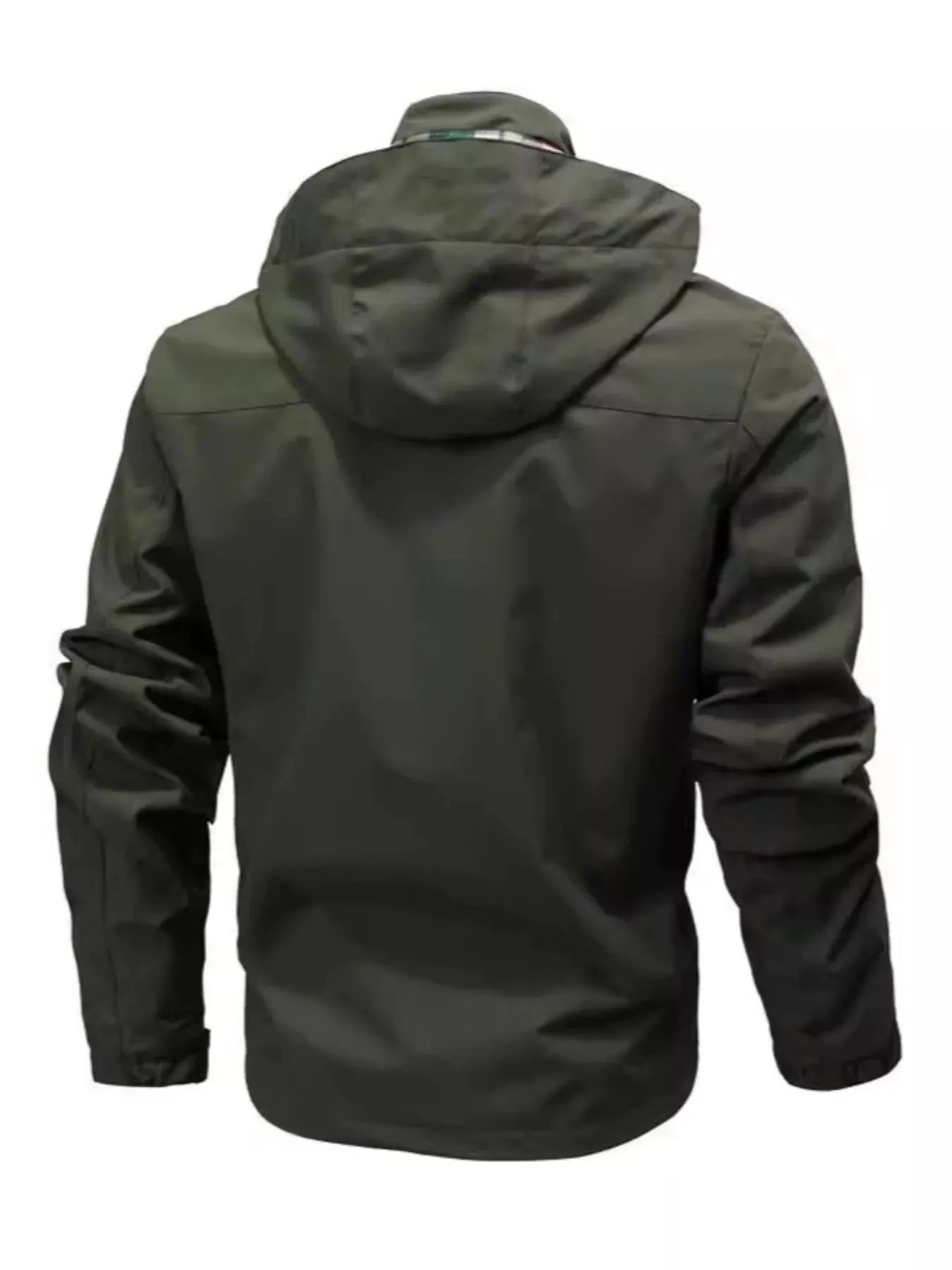 Men's Plus Size Hooded Outdoor Windproof Coat by Partner Label