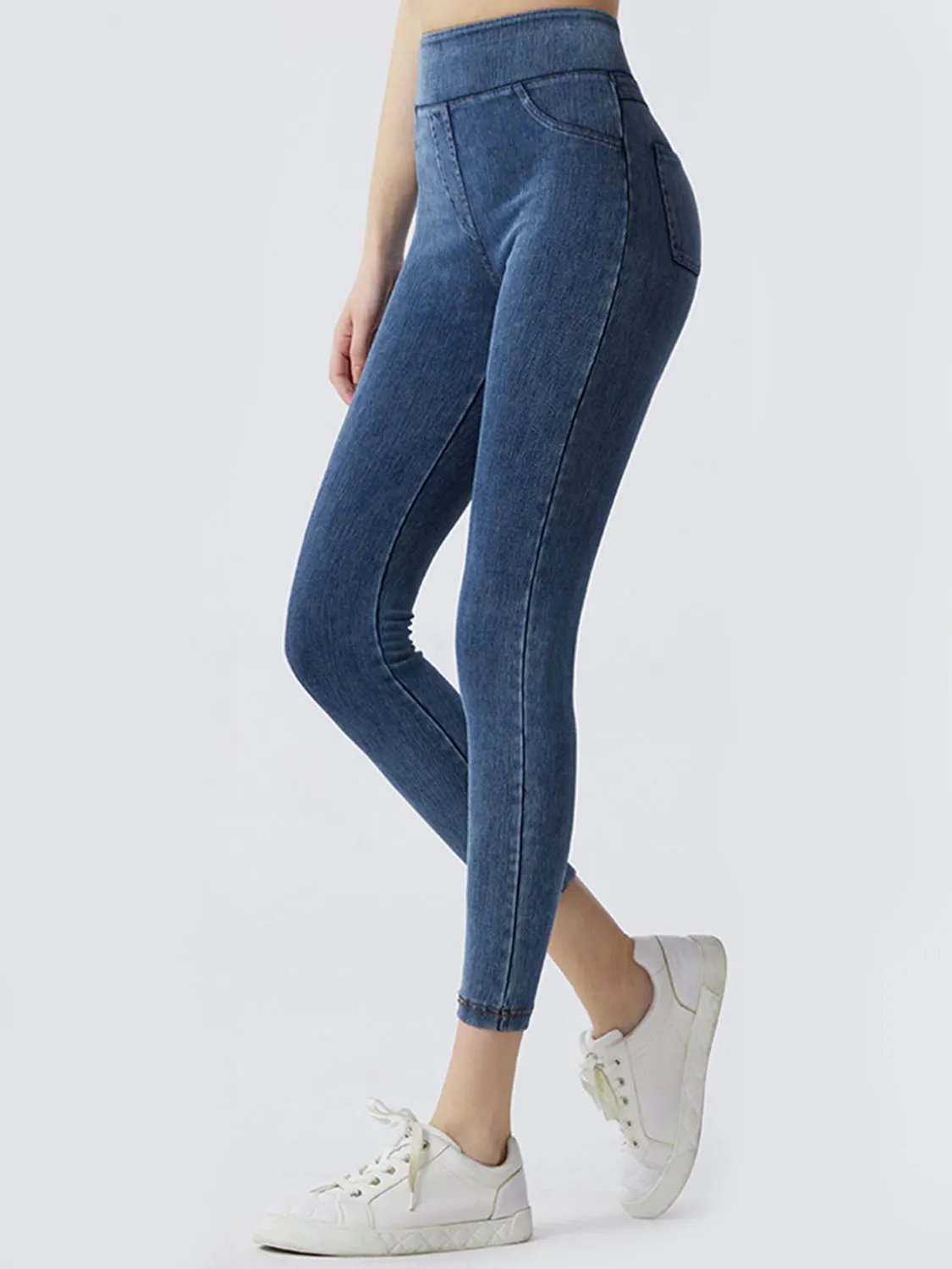 Wide Waistband Sports Leggings by Partner Label