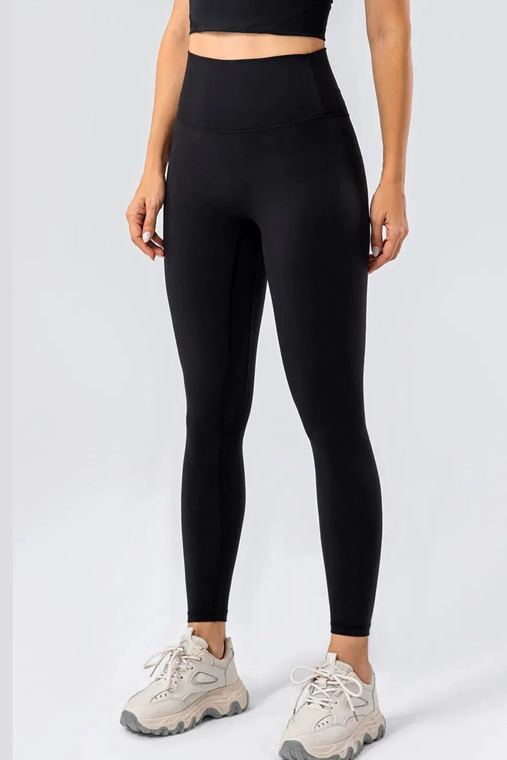 High Waist Wide Waistband Active Leggings by Partner Label