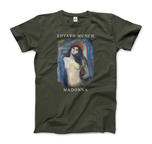 Edvard Munch Madonna, 1894 artwork t-shirt by Art-O-Rama Shop