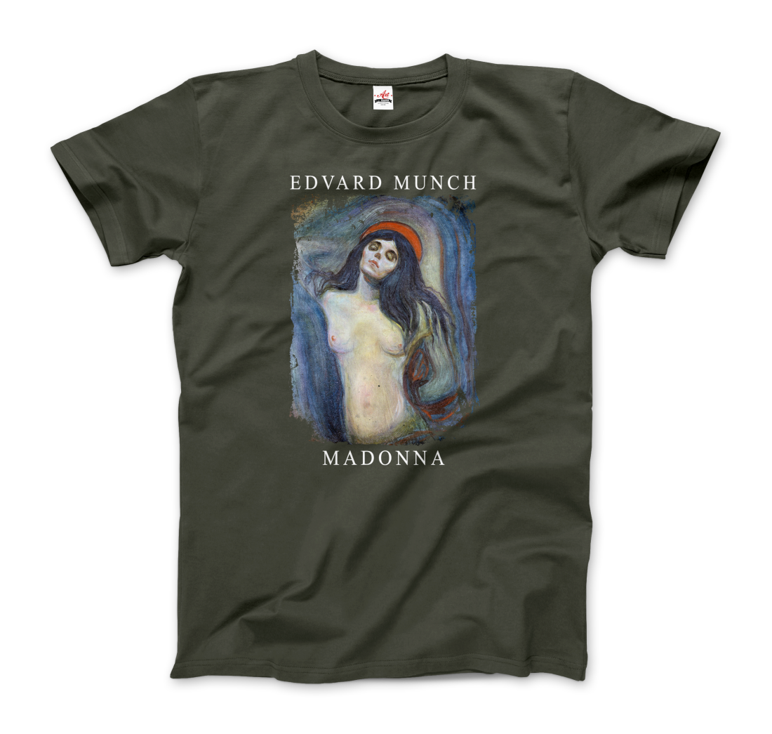 Edvard Munch Madonna, 1894 artwork t-shirt by Art-O-Rama Shop