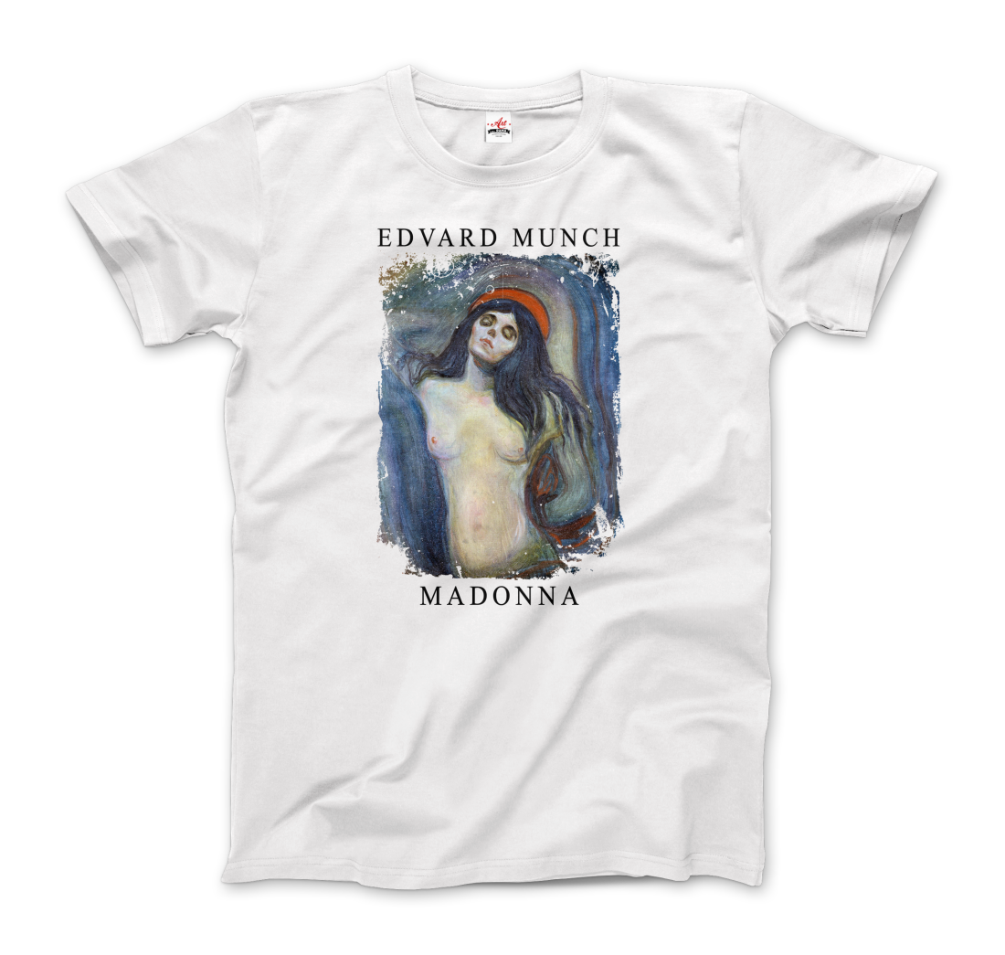 Edvard Munch Madonna, 1894 artwork t-shirt by Art-O-Rama Shop