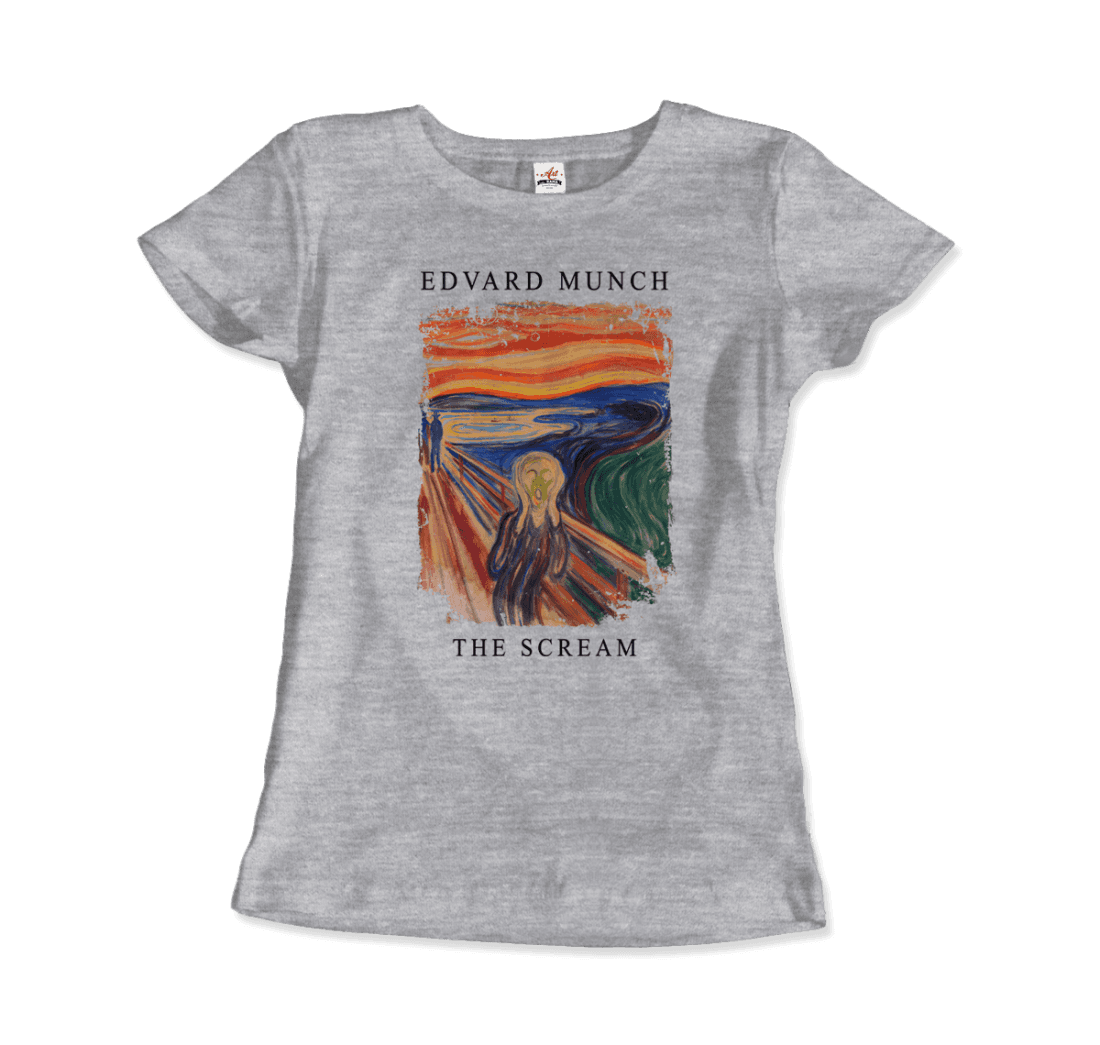 Edvard Munch the Scream, 1893 artwork t-shirt by Art-O-Rama Shop