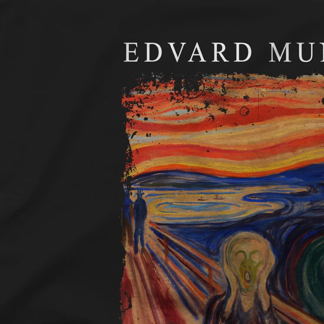 Edvard Munch the Scream, 1893 artwork t-shirt by Art-O-Rama Shop