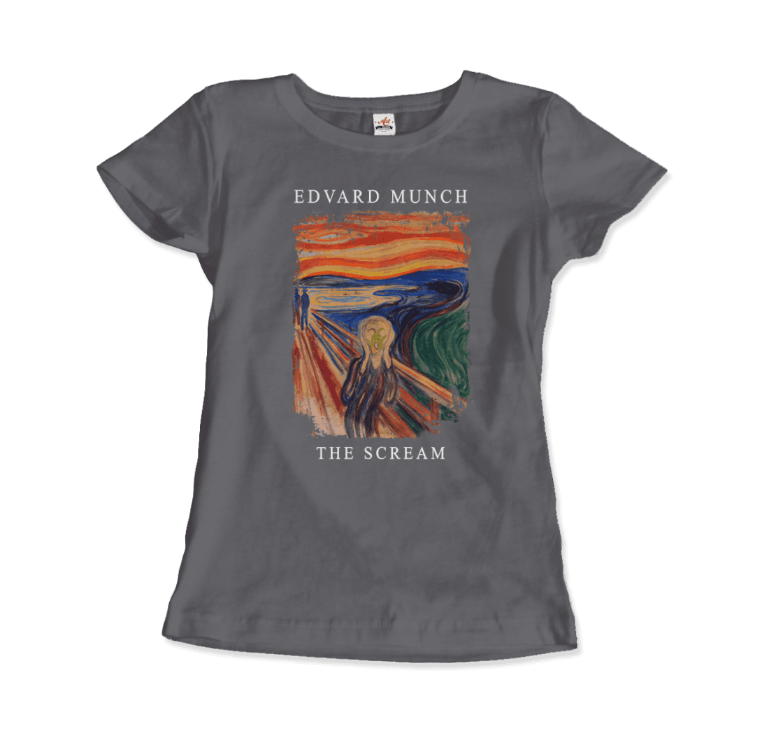 Edvard Munch the Scream, 1893 artwork t-shirt by Art-O-Rama Shop