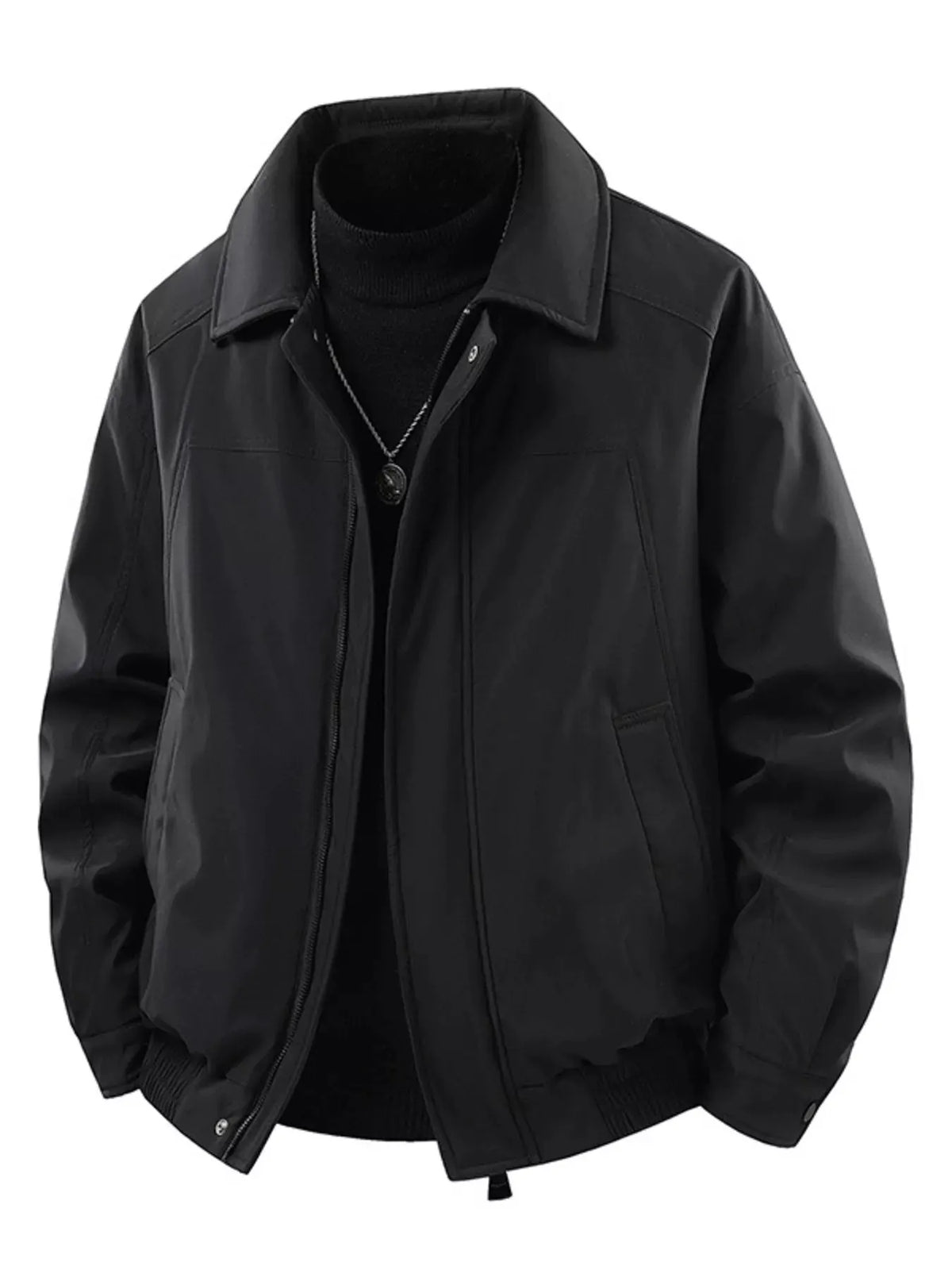 Men's Zip Up Casual Jacket by Partner Label