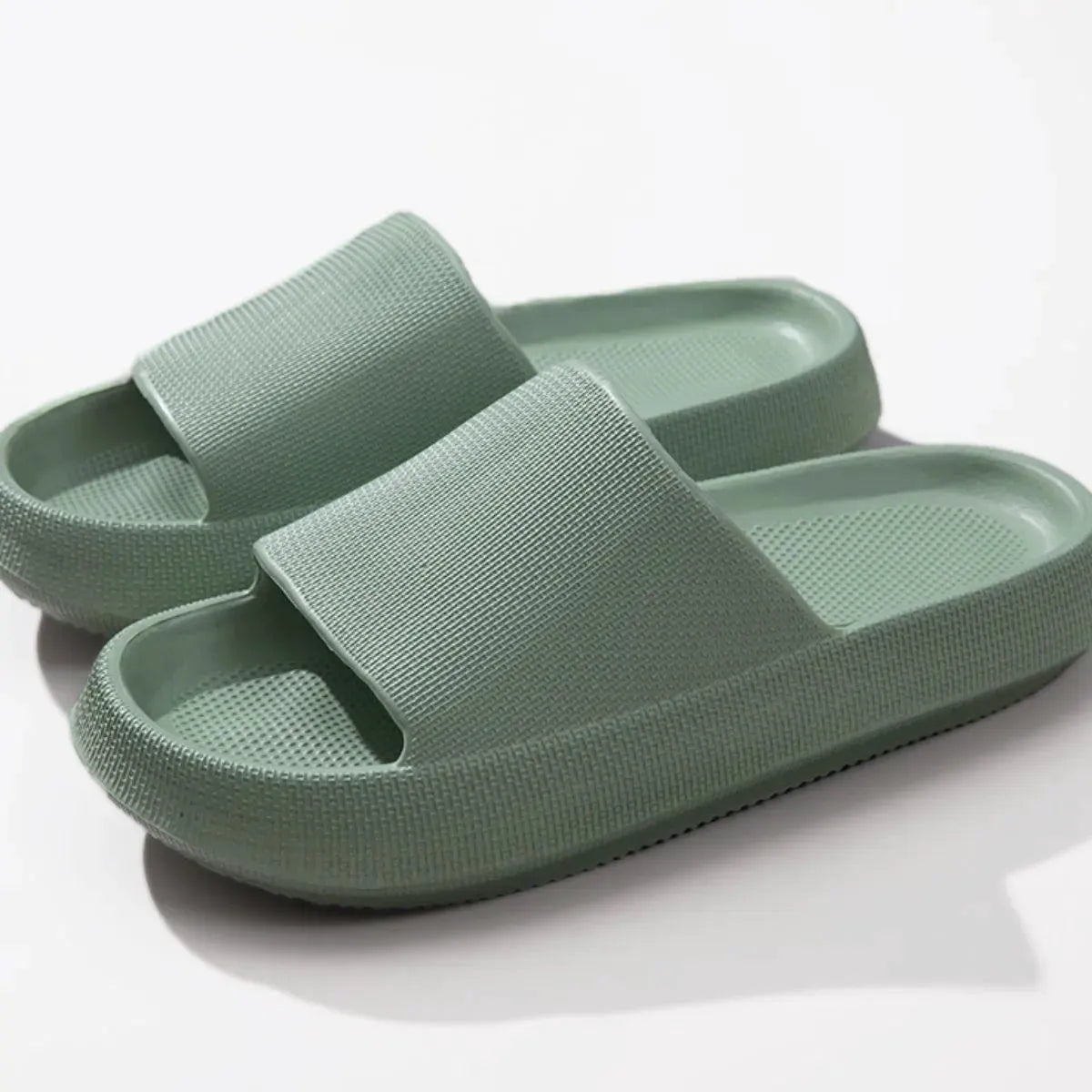 Open Toe Platform Slippers by Partner Label