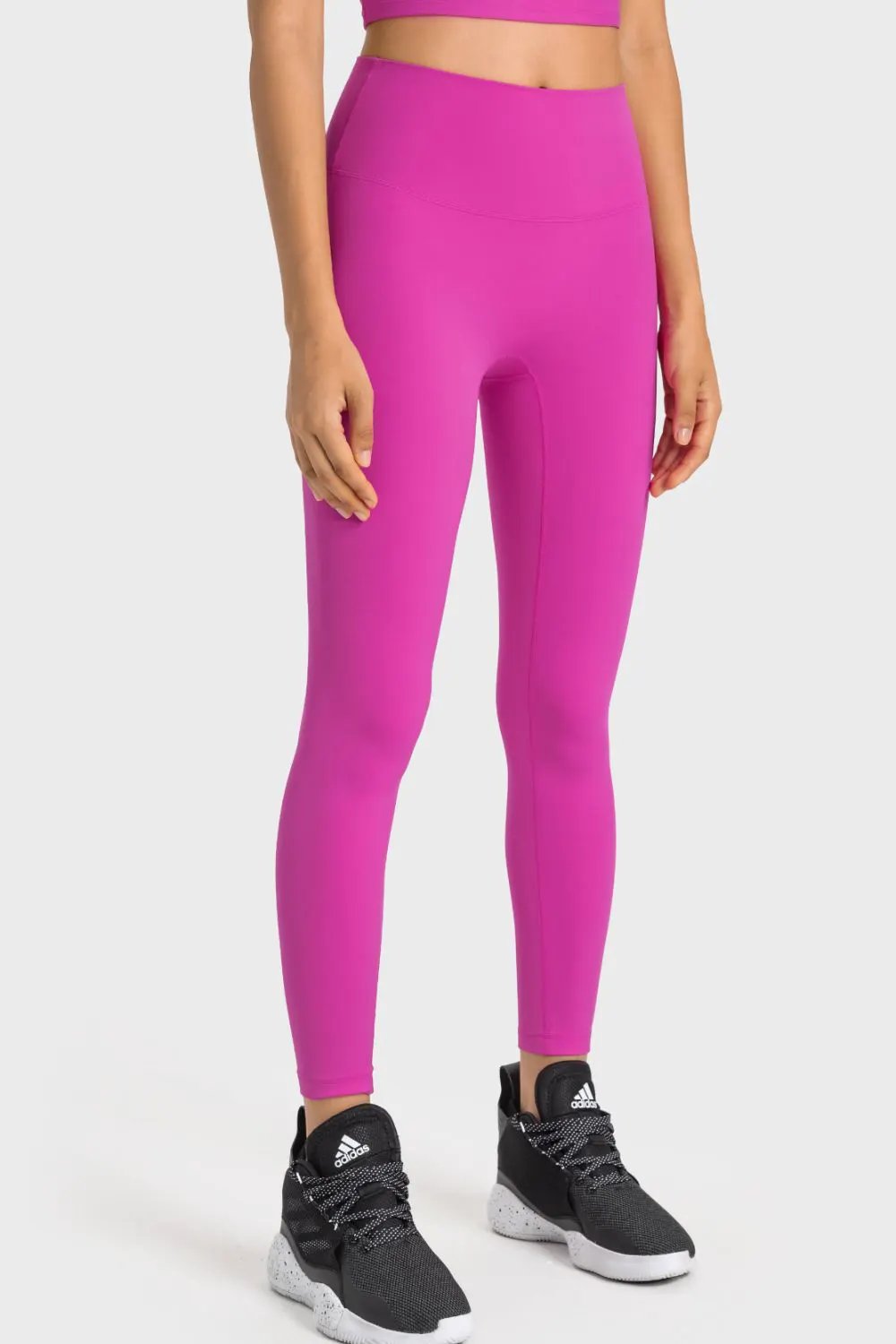 Millennia High-Rise Wide Waistband Yoga Leggings by Millennia