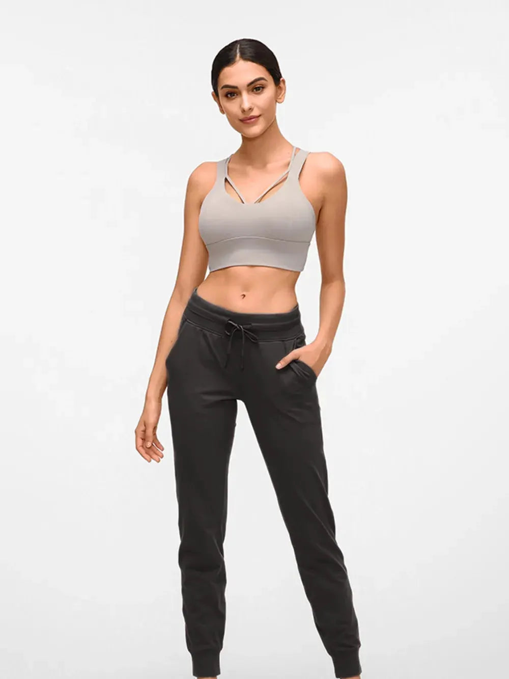 Millennia Double Take Tied Joggers with Pockets by Double Take