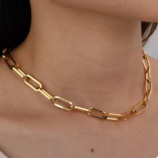 18K Gold-Plated Chain Necklace by Partner Label