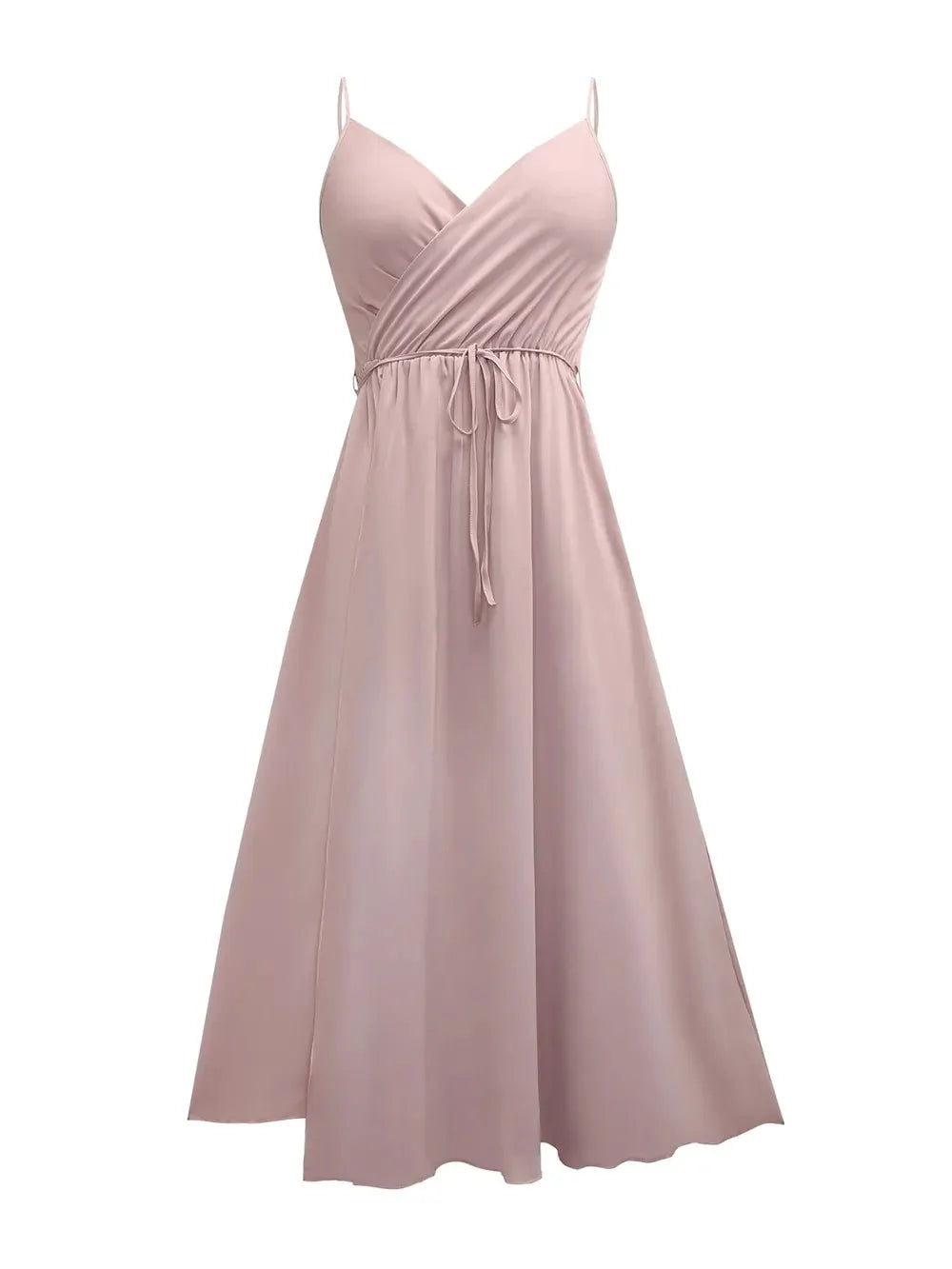 Honey Tied Surplice Sleeveless Midi Cami Dress by Honey