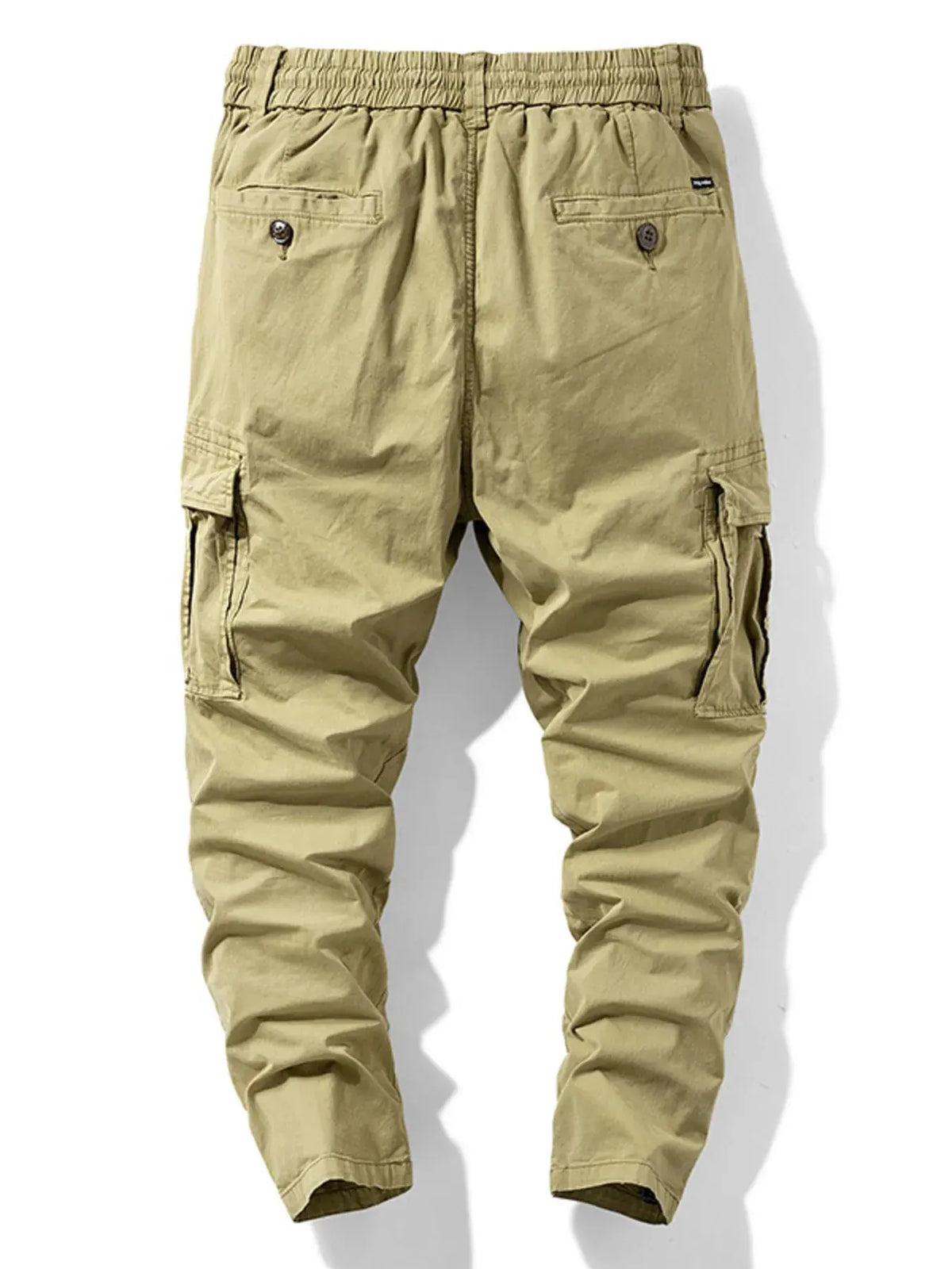 Men's Cargo Pants with Drawstring Waist by Trendsi