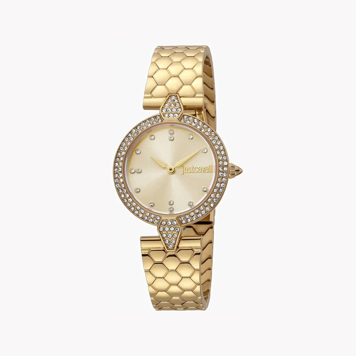 Just Cavalli Women's Gold Stainless Steel Watch, Champagne Dial | Jc1l159m0055 by JUST CAVALLI
