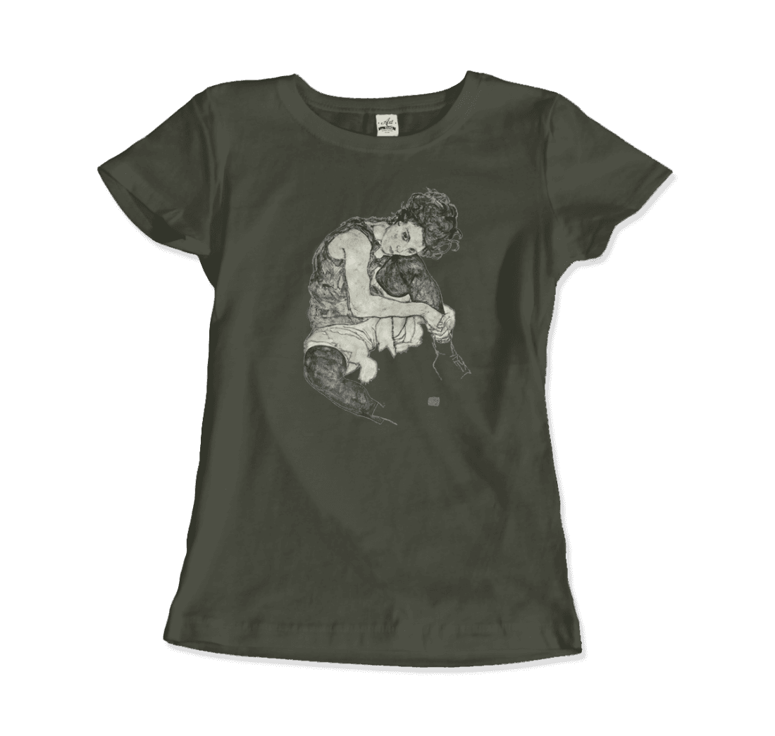 Egon Schiele Zeichnungen I (Drawings 1) 1917 art t-shirt by Art-O-Rama Shop