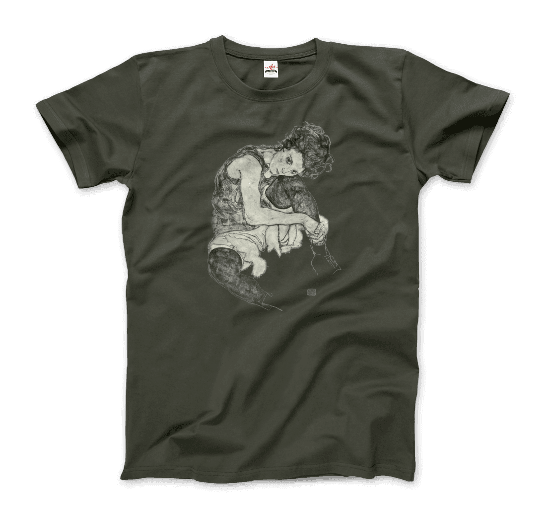 Egon Schiele Zeichnungen I (Drawings 1) 1917 art t-shirt by Art-O-Rama Shop