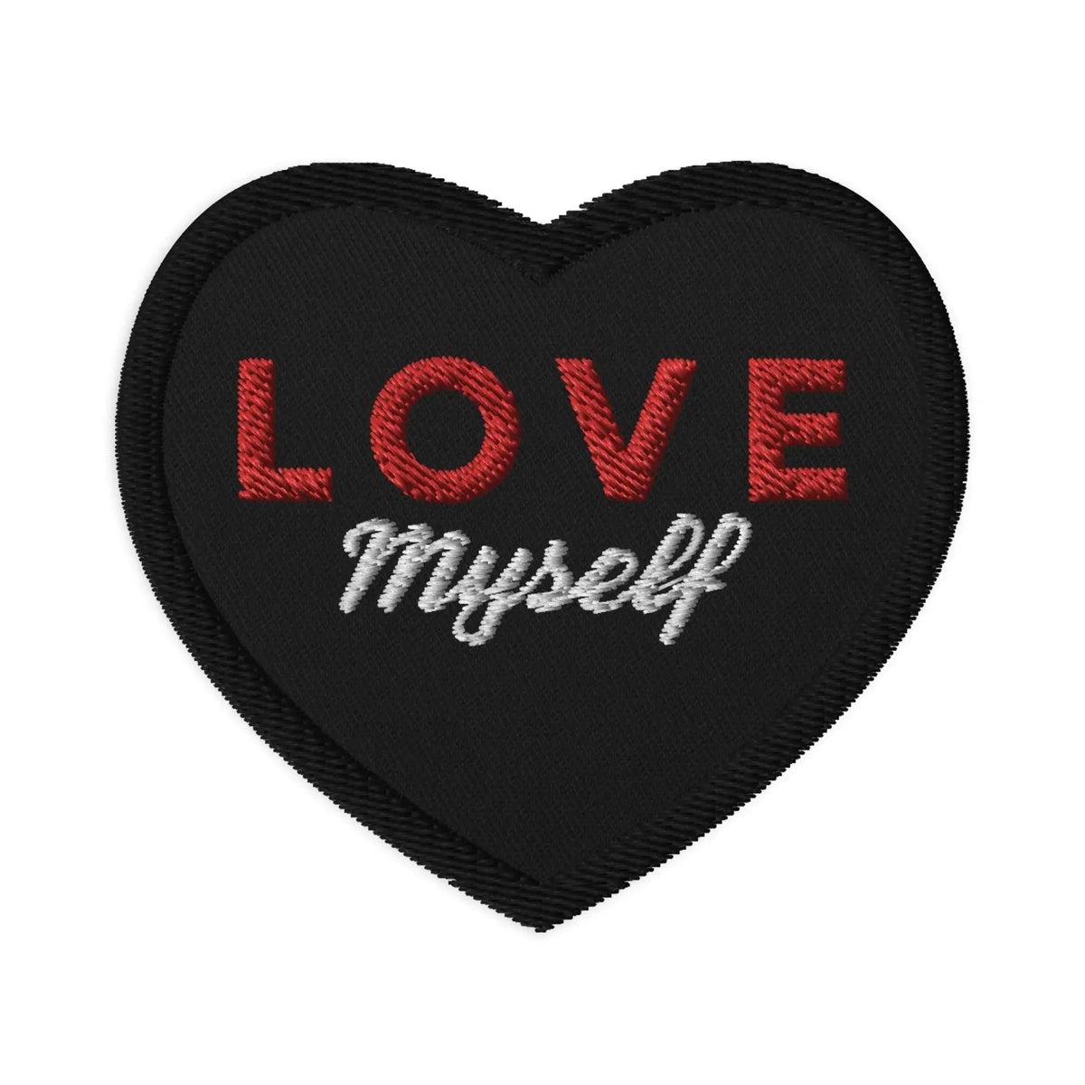 LOVE Myself Embroidered patches Black by Maiden-Art