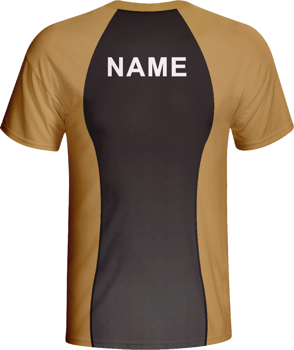 Black Sublimated Gamer Jersey with Custom Name by Vimost Sportswear