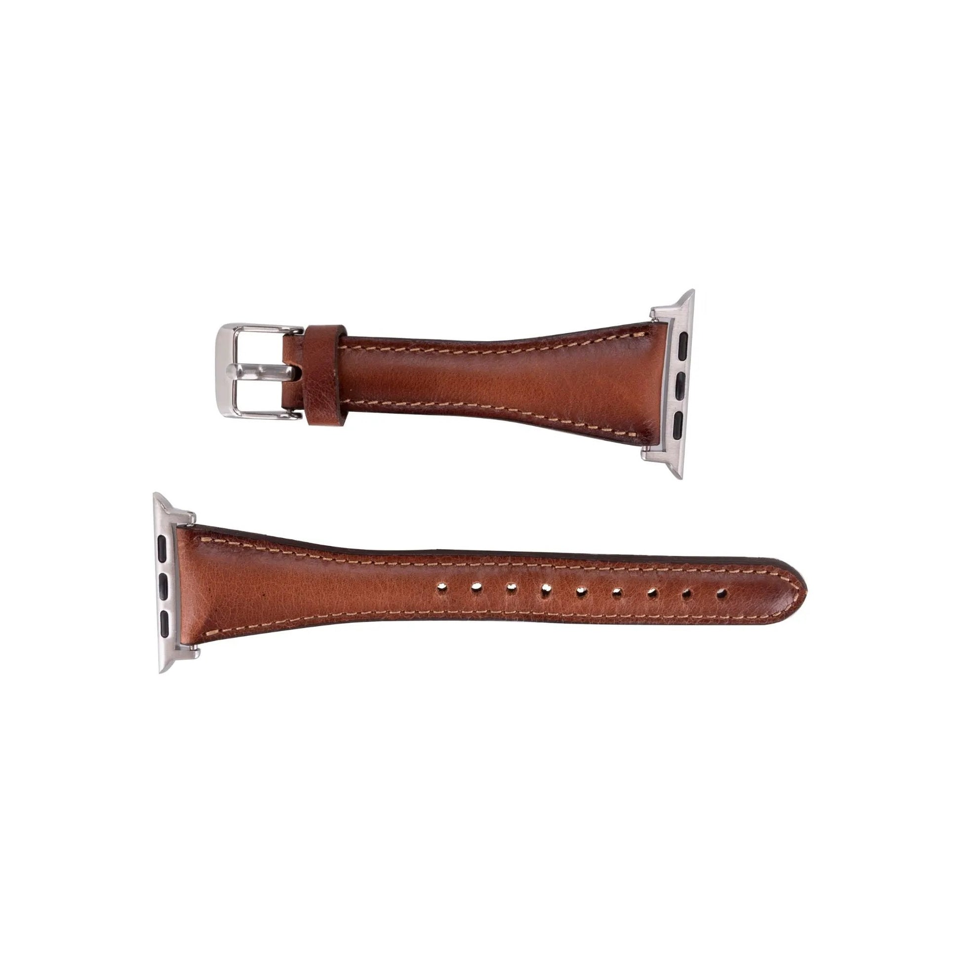 Evansville Slim Leather Bands for Apple Watch 9, Ultra 2 & SE by TORONATA