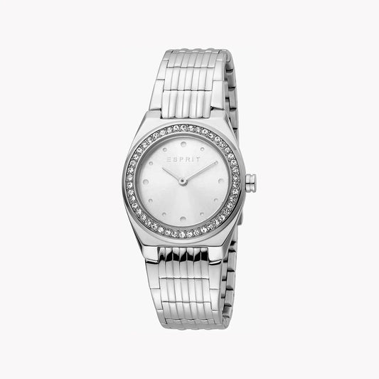 Esprit Women's Silver Stainless Steel Watch, Silver Dial | Es1l174m0015 by ESPRIT