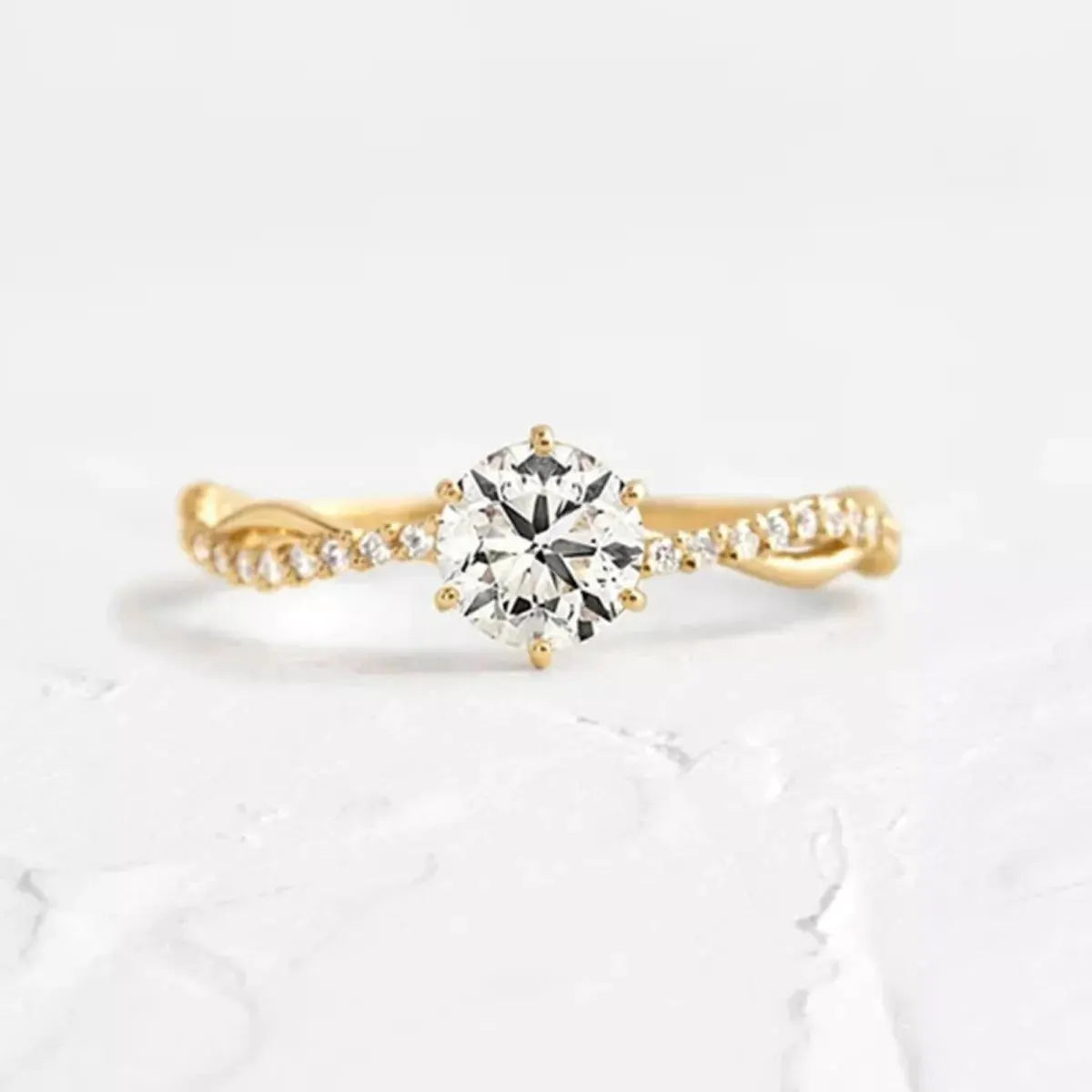 925 Sterling Silver Zircon Ring by Partner Label