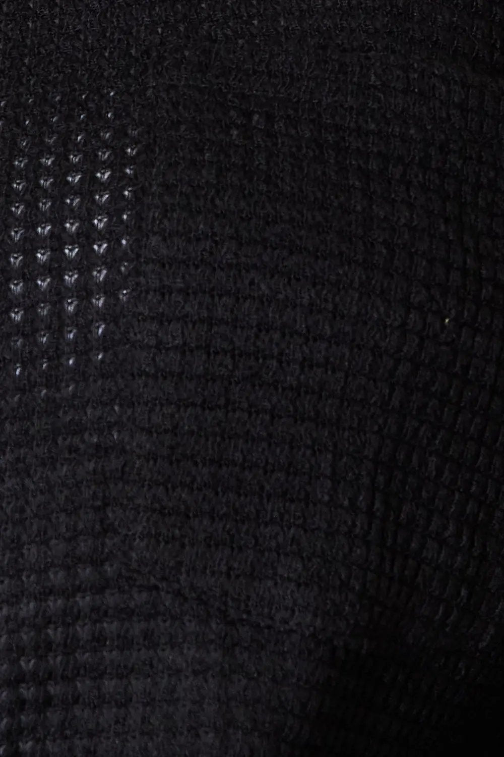 Double Take Waffle-Knit Collared Neck Dropped Shoulder Shirt by Double Take