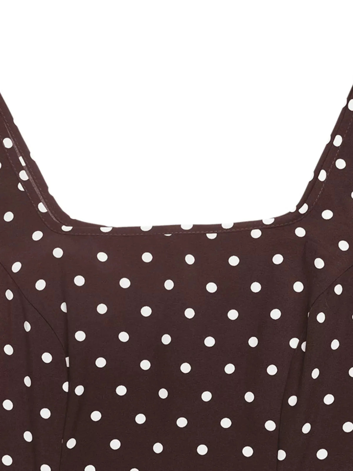 Polka Dot Sleeveless Maxi Dress by Trendsi