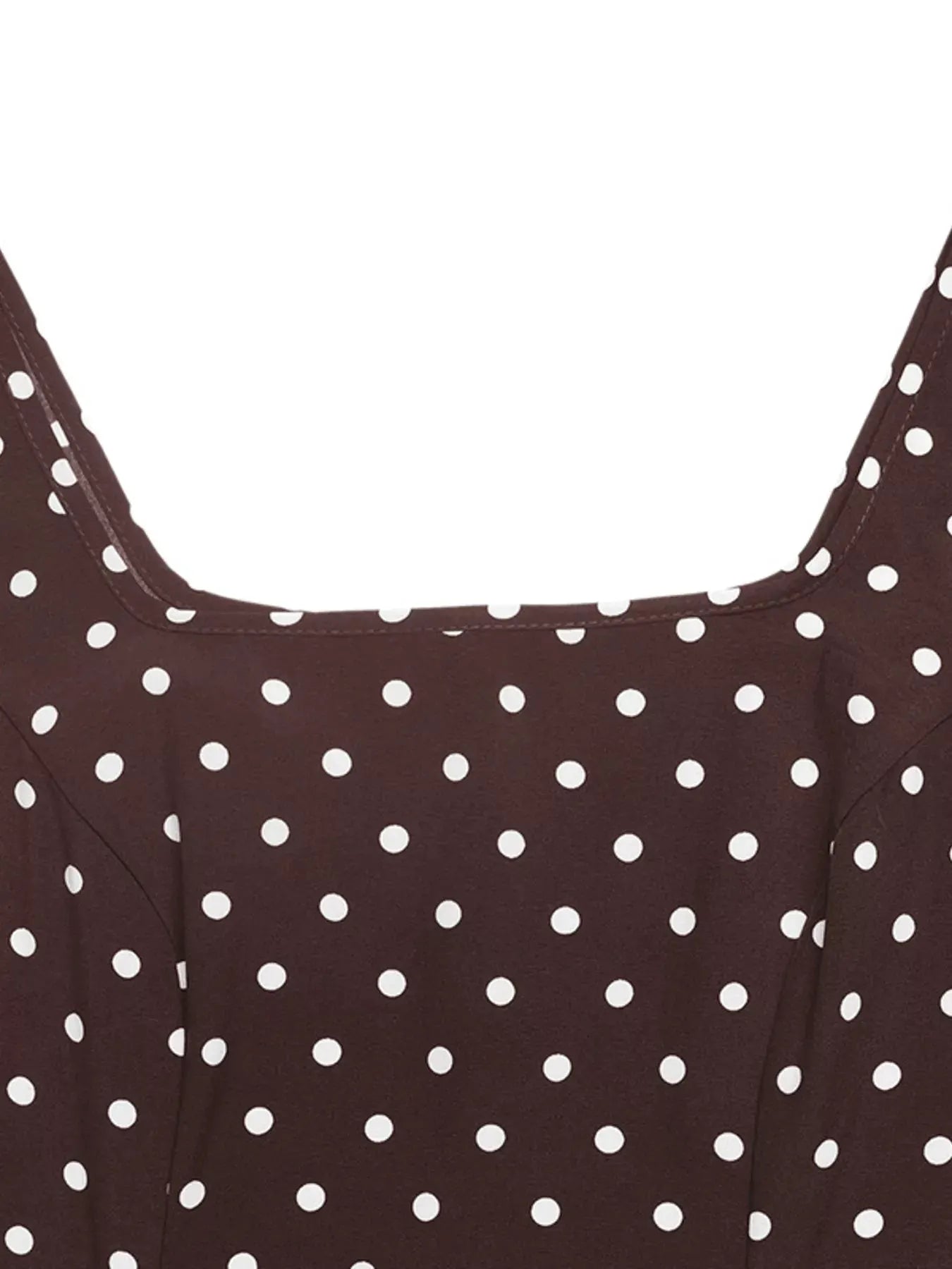 Polka Dot Sleeveless Maxi Dress by Trendsi