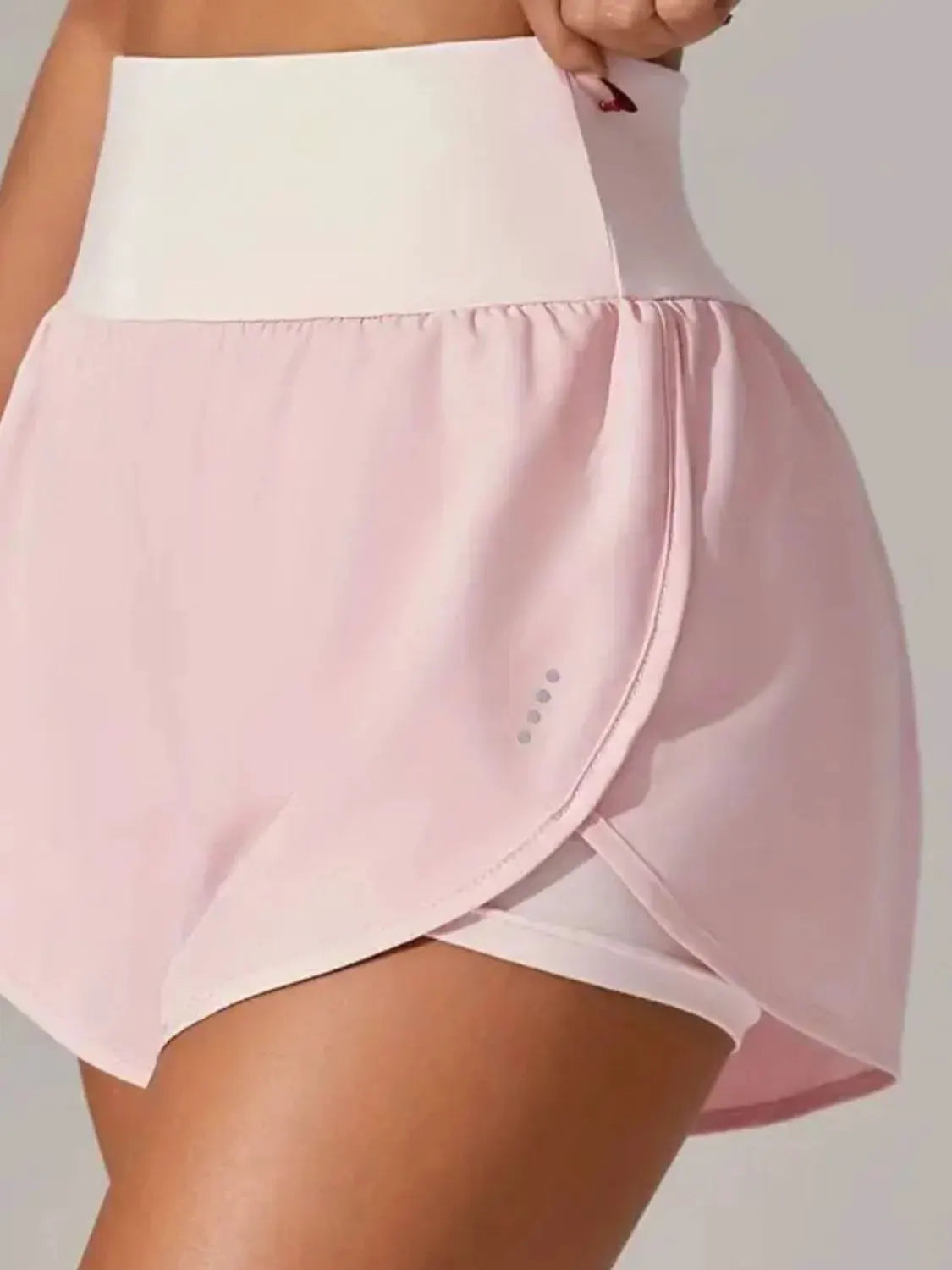 Pocketed High Waist Active Shorts by Partner Label