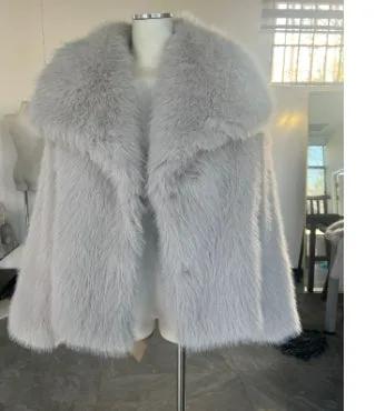 Winter Plush Coat Fashion Warm Thicken Fluffy Lapel Jacket Outwear Casual Long Sleeve Tops Womens Clothing by Maiden-Art