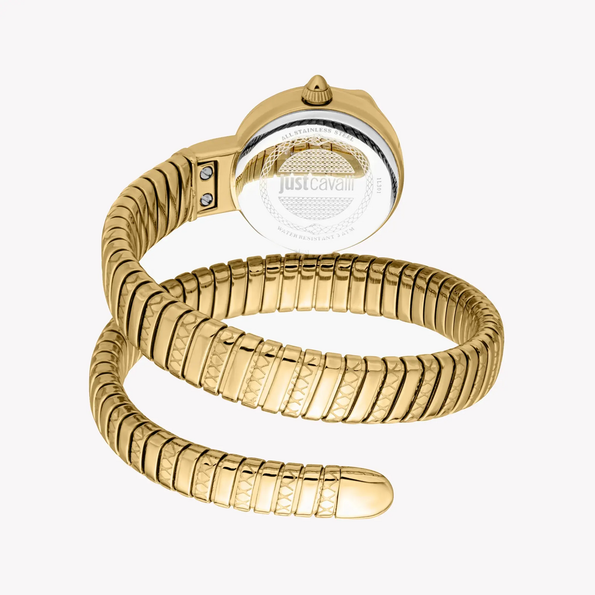 Just Cavalli Women's Gold Stainless Steel Watch, Silver Dial | Jc1l301m0025 by JUST CAVALLI