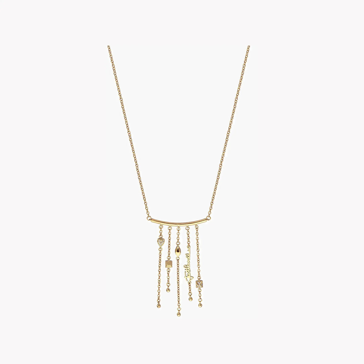 Just Cavalli Women's Gold Brass Necklace, Brass Detail | Jcnl00620200 by JUST CAVALLI