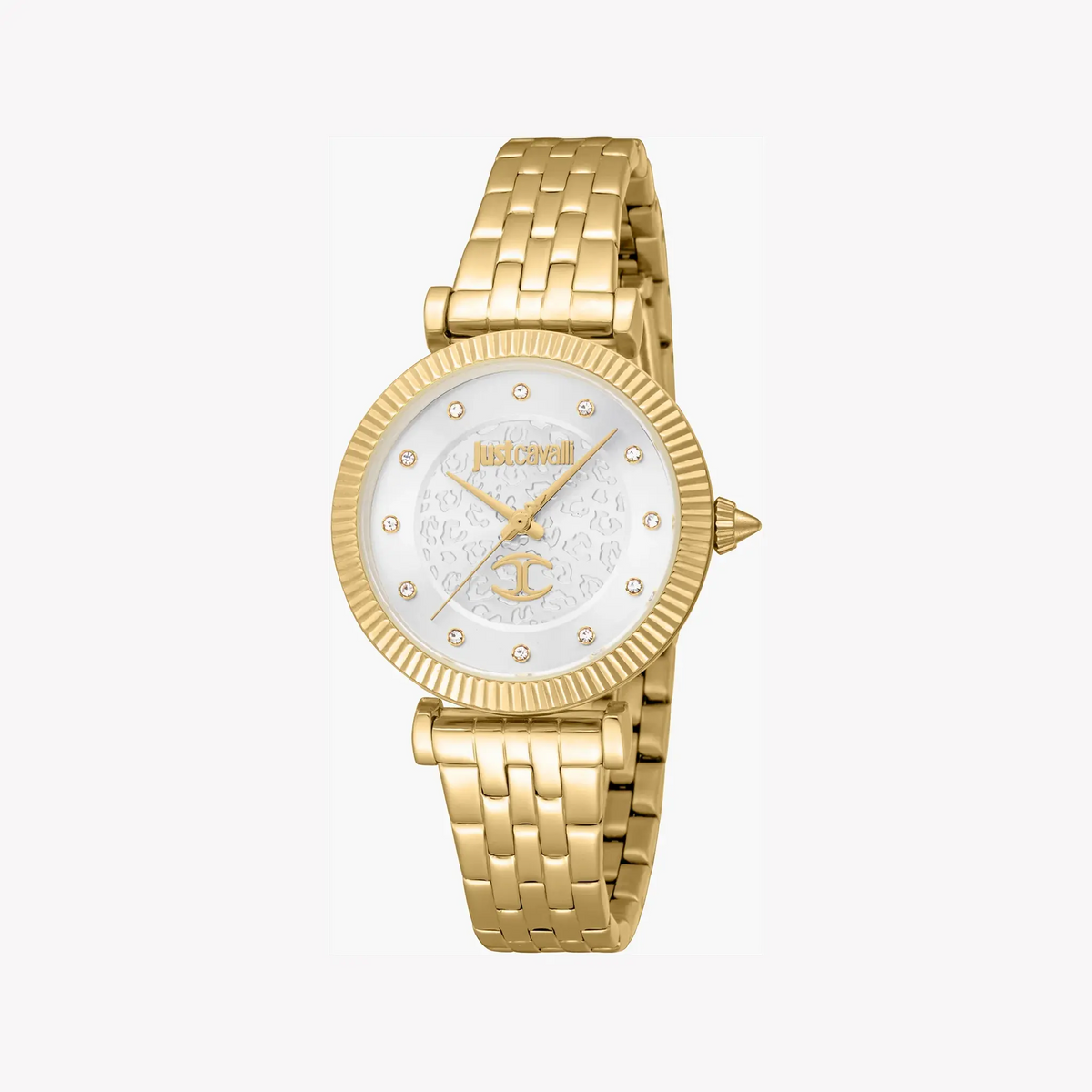 Just Cavalli Women's Gold Watch, Silver Dial | Jc1l266m0025 by JUST CAVALLI