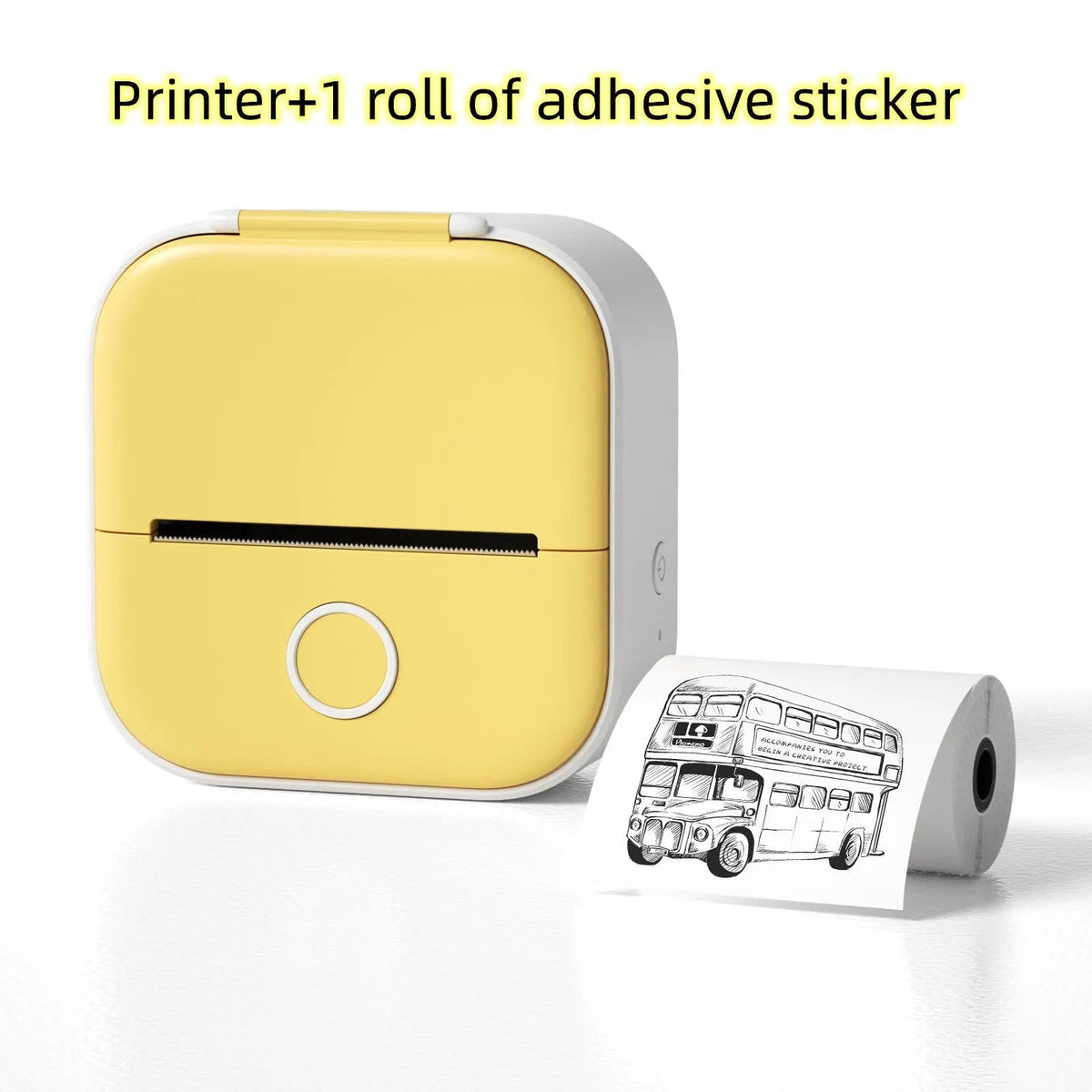 Portable Mini Thermal Label Printer Home Photo Printer Student Wrong Question Printer Bluetooth-compatible Mini Label Printer Price Tag by Maiden-Art