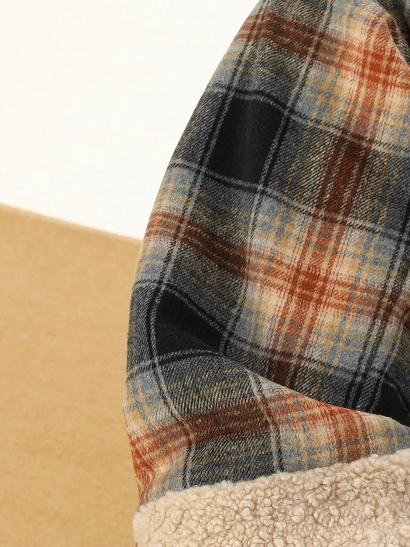 Men's Plus Size Plaid Wide Leg Pants by Partner Label