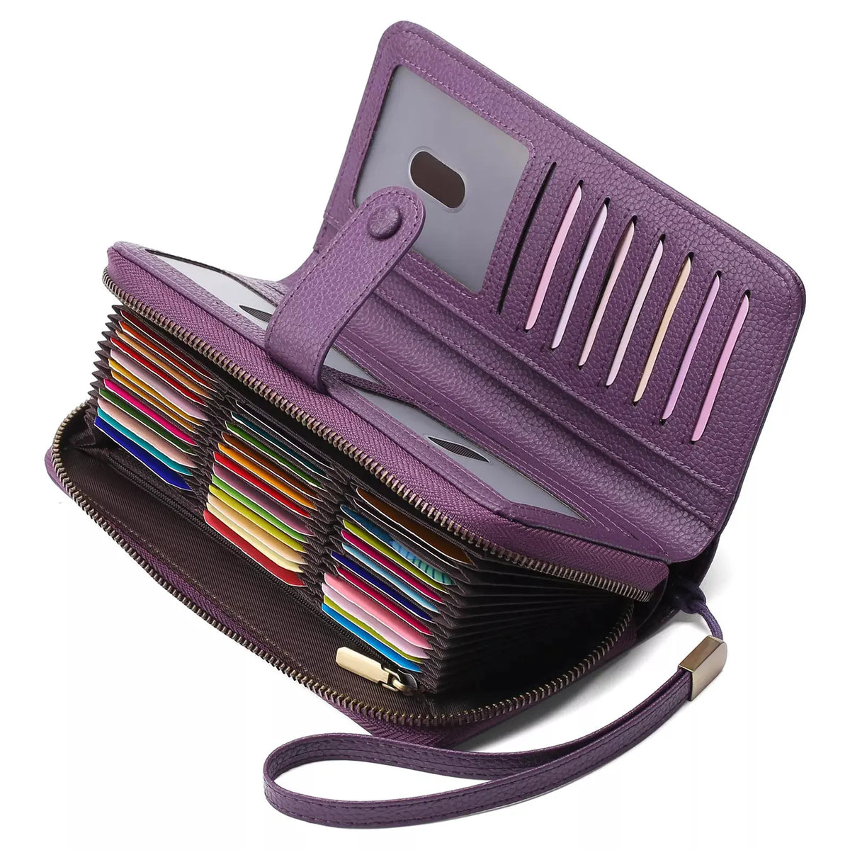 Leather Long Wallet by Partner Label