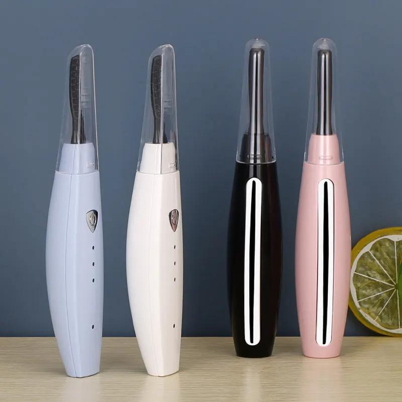 Electric Heated Eyelash Curler USB Rechargeable Eyelashes Curler Quick Heating Natural Eyelash Curler Long Lasting Makeup Tools by Maiden-Art