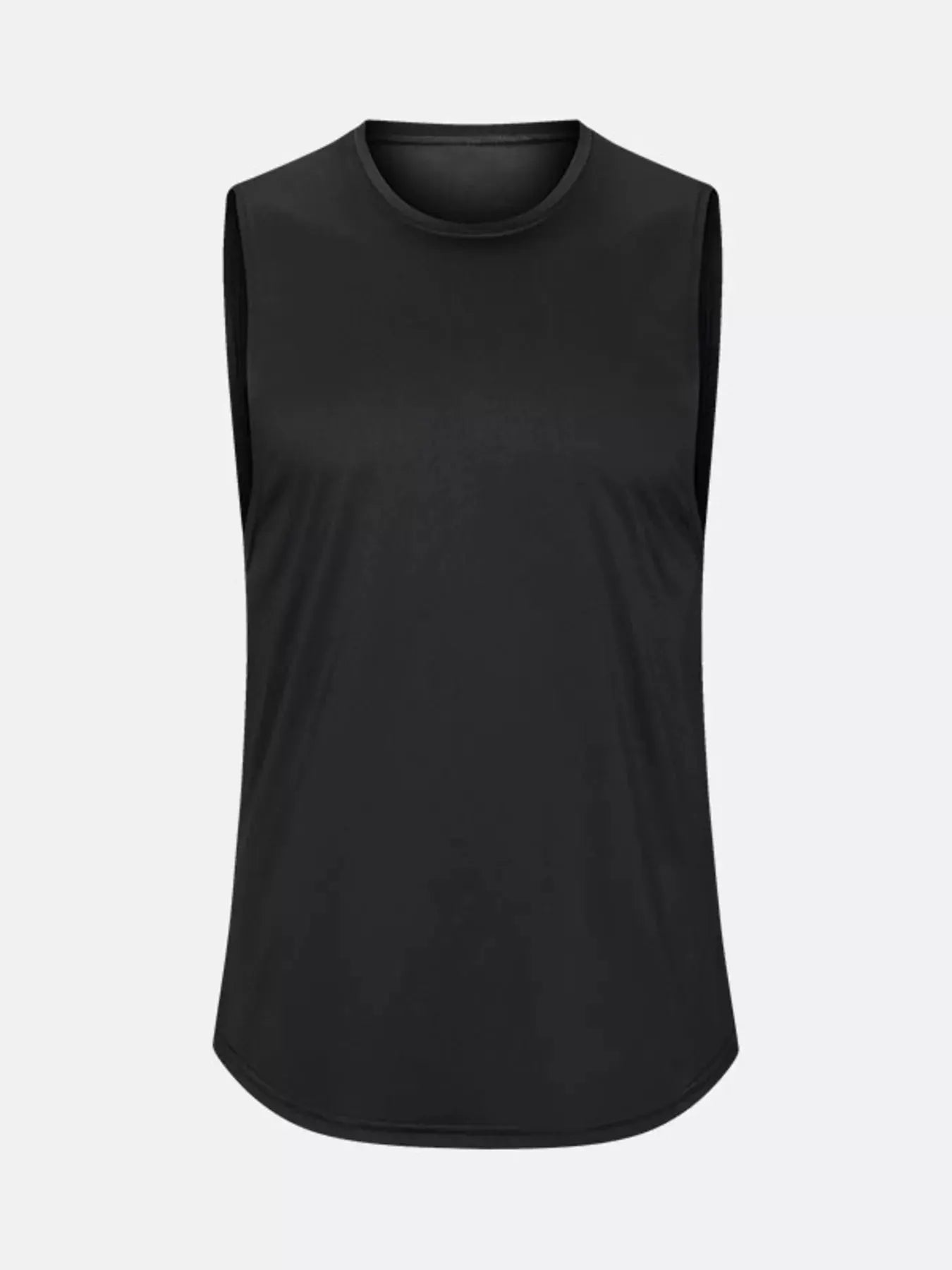 Men's Round Neck Tank by Trendsi
