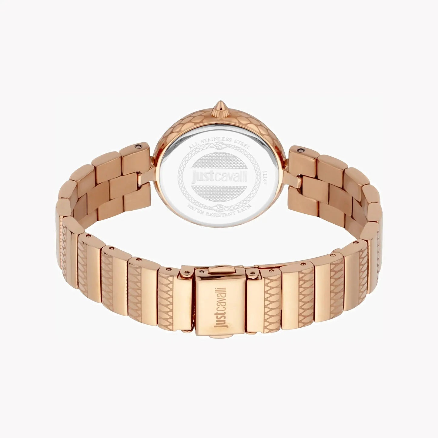 Just Cavalli Women's Rose Gold Watch, Silver Dial | Jc1l147m0075 by JUST CAVALLI