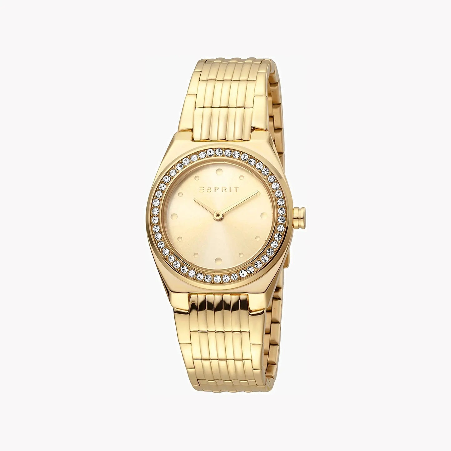 Esprit Women's Gold Stainless Steel Watch, Champagne Dial | ES1L148M0065 by ESPRIT