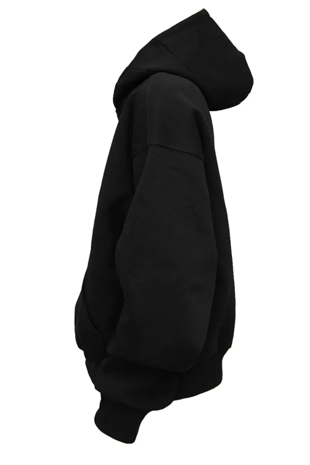 Men's Drop Shoulder Long Sleeve Hoodie with Pocket by Trendsi