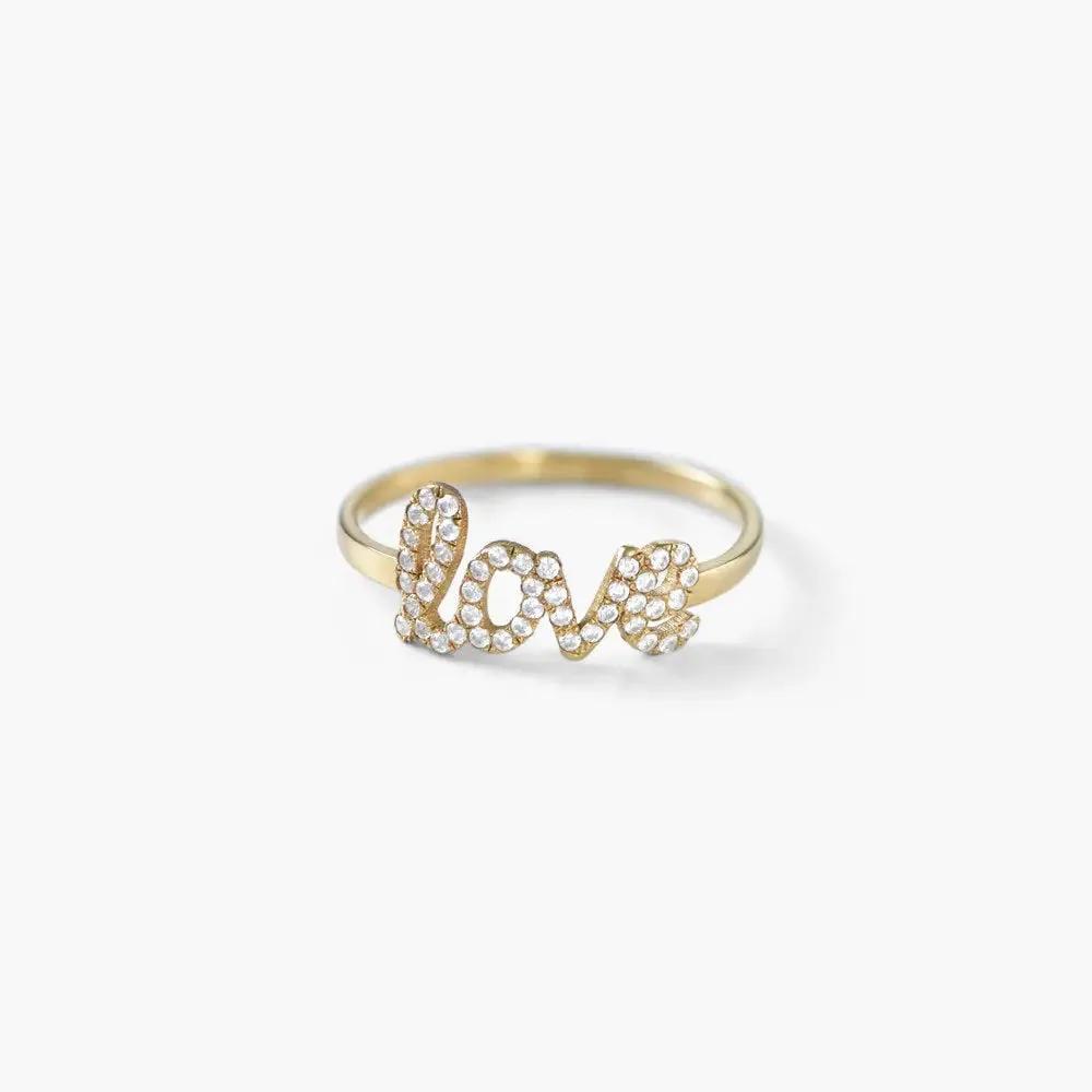 925 Sterling Silver Swarovski Stone Name Ring - Swarovski stone ring by Maiden-Art