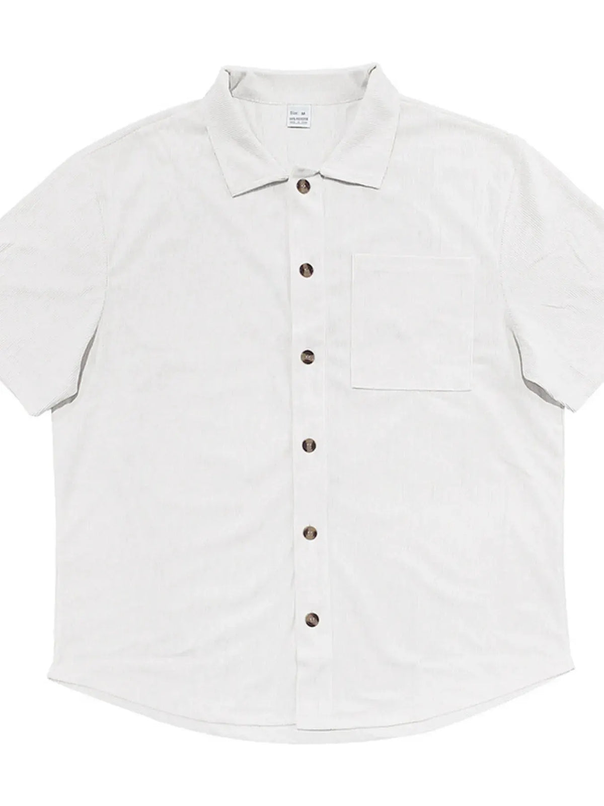 Men's Full Size Button Up Top and Shorts Set Plus Size by Trendsi