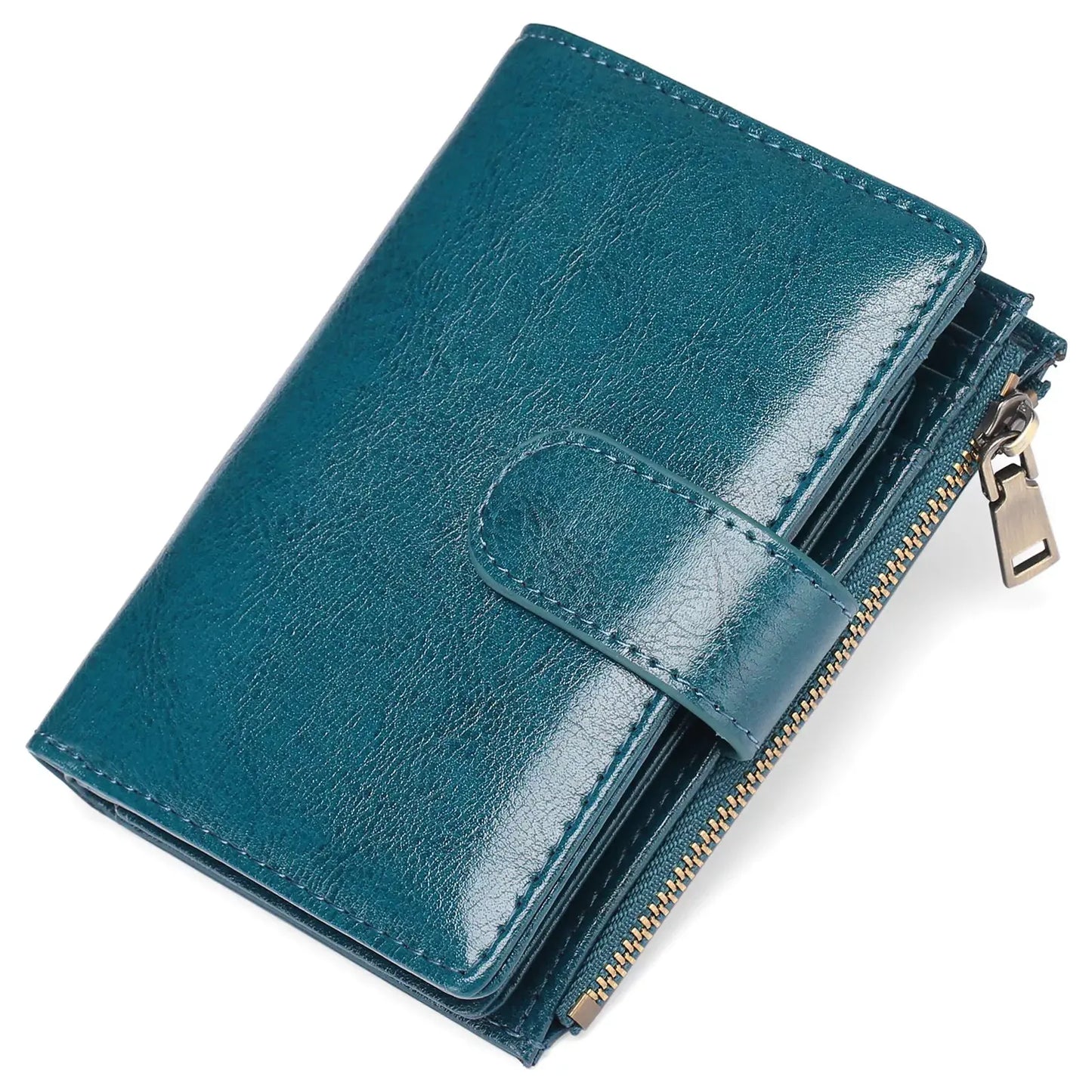 Solid Color Leather Wallet by Partner Label