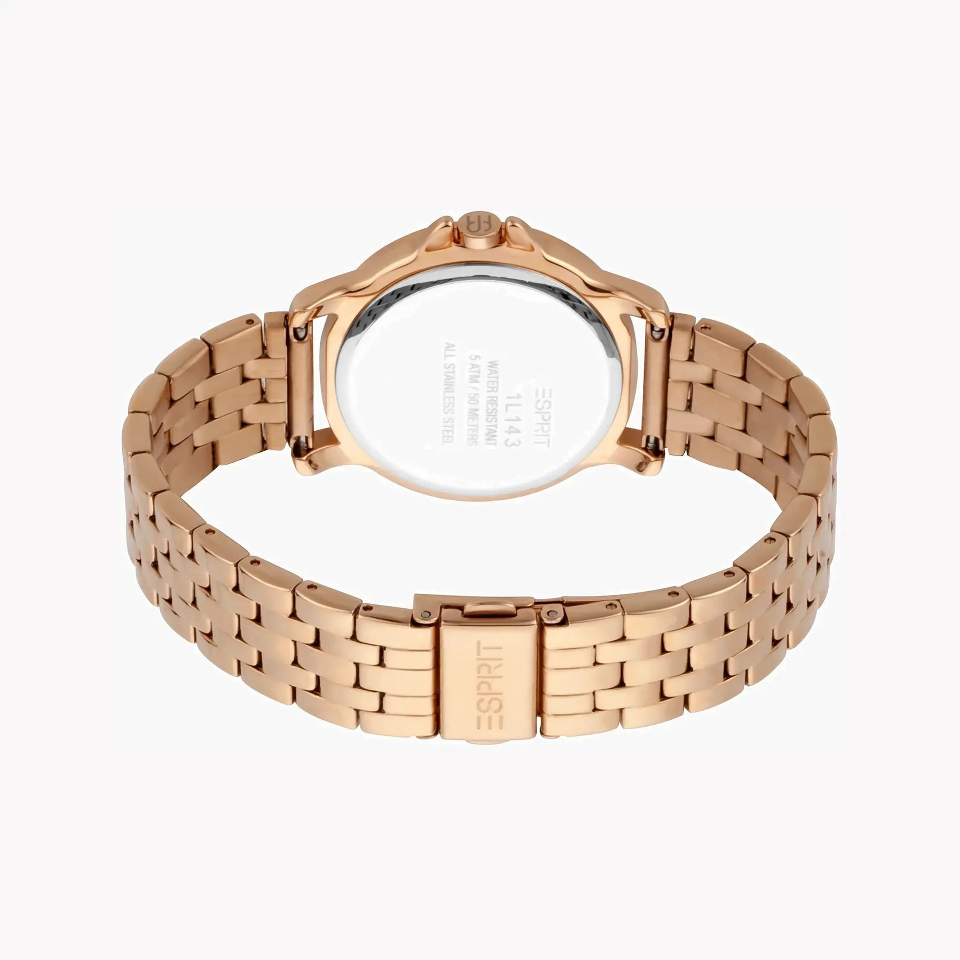 Esprit Women's Rose Gold Watch, Silver Dial | ES1L143M1075 by ESPRIT